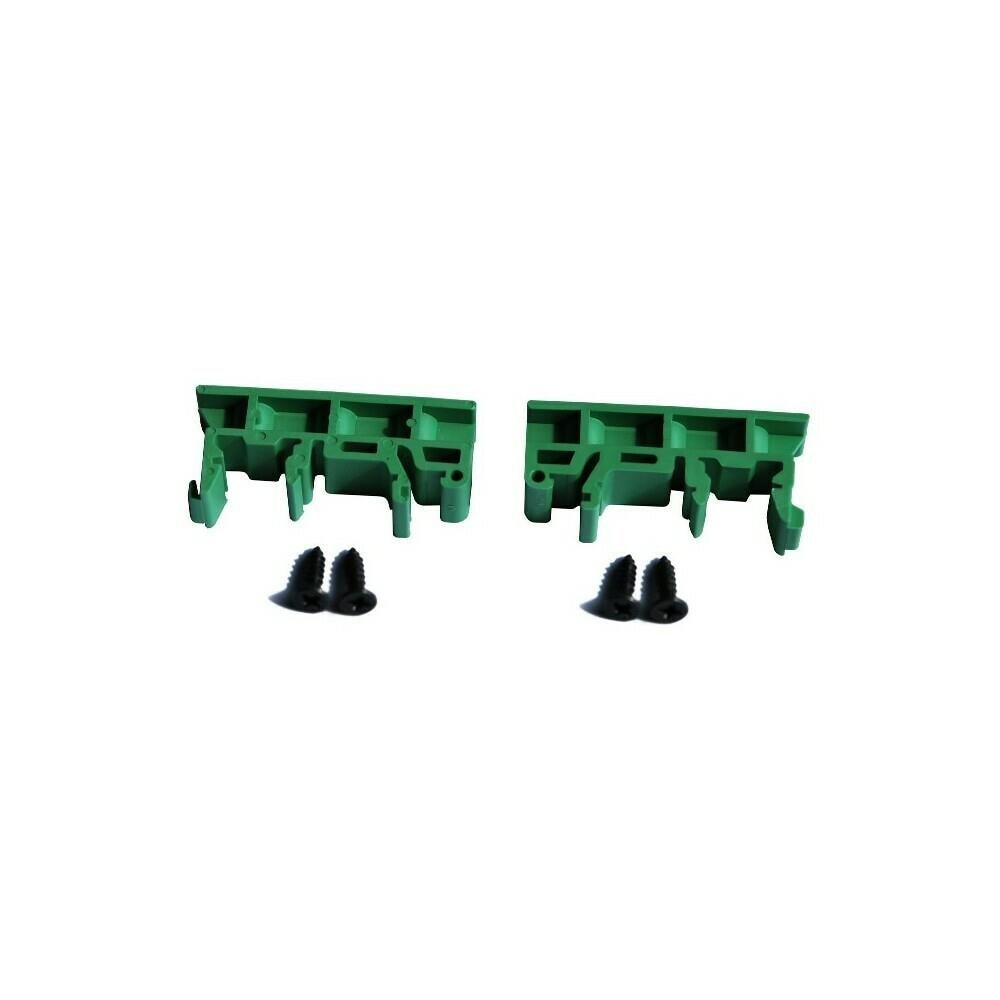  TYCN229 Tycon Systems DIN-ClipKit-Uni Universal Din Rail Mounting Clips with Bracket for Vertical Mounting