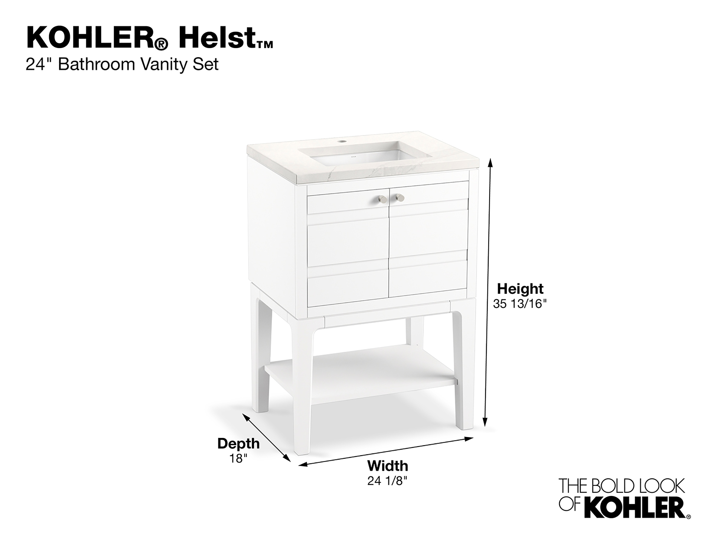 KOHLER 33523-ASB-0 Bath-Vanity-Combo - View #10