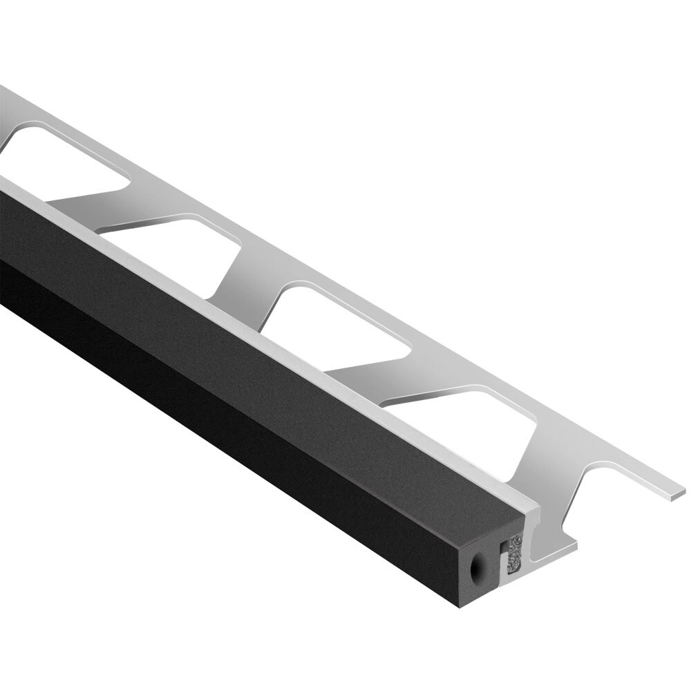Schluter Systems AKSA110GS Dilex-KSA 0.438-in W x 98.5-in L Black Aluminum Tile Edge Trim