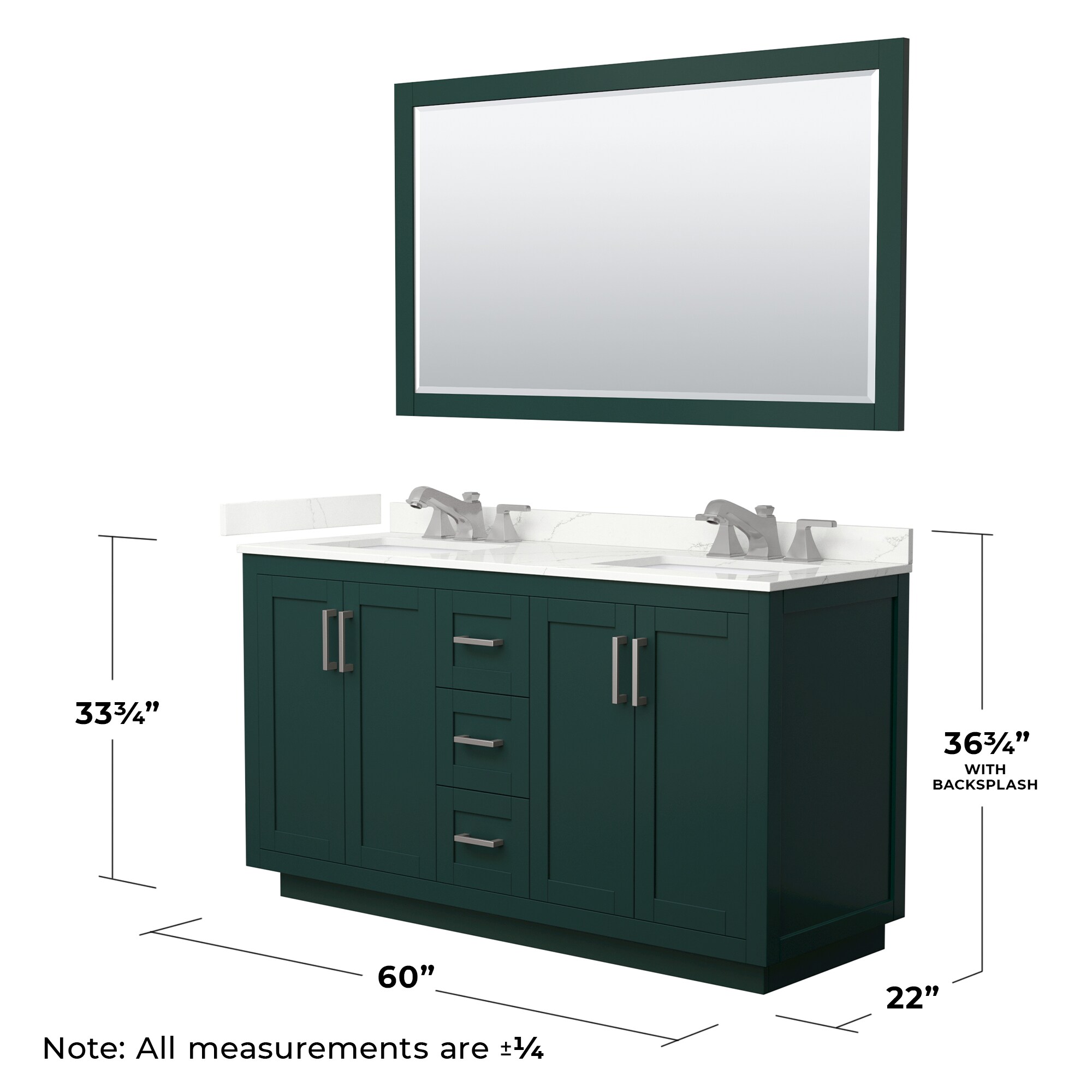 Wyndham Collection WCF292960DGEGTUS3M58 Bath-Vanity-Combo - View #6