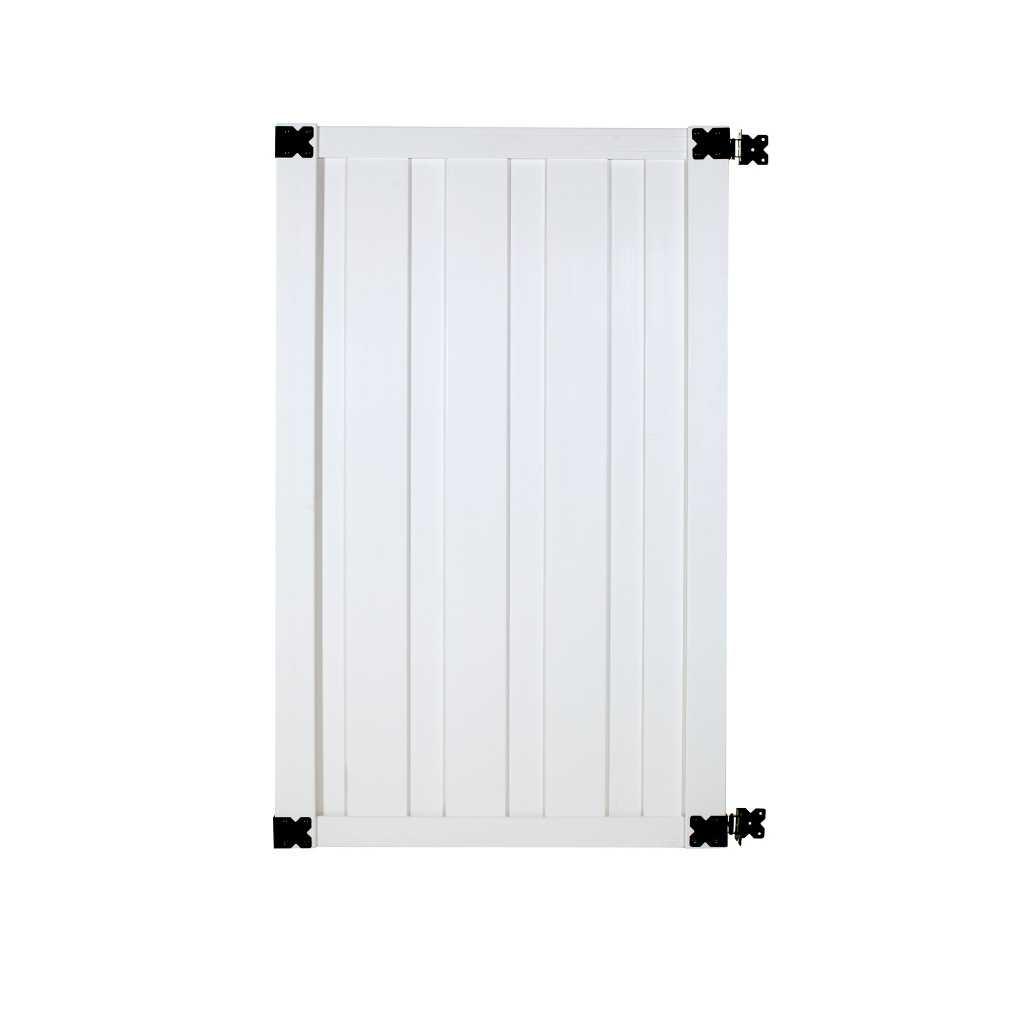 Outdoor Essentials Northport 6-ft H x 6-ft W White Privacy Vinyl Flat-top Fence Panel (Unassembled)