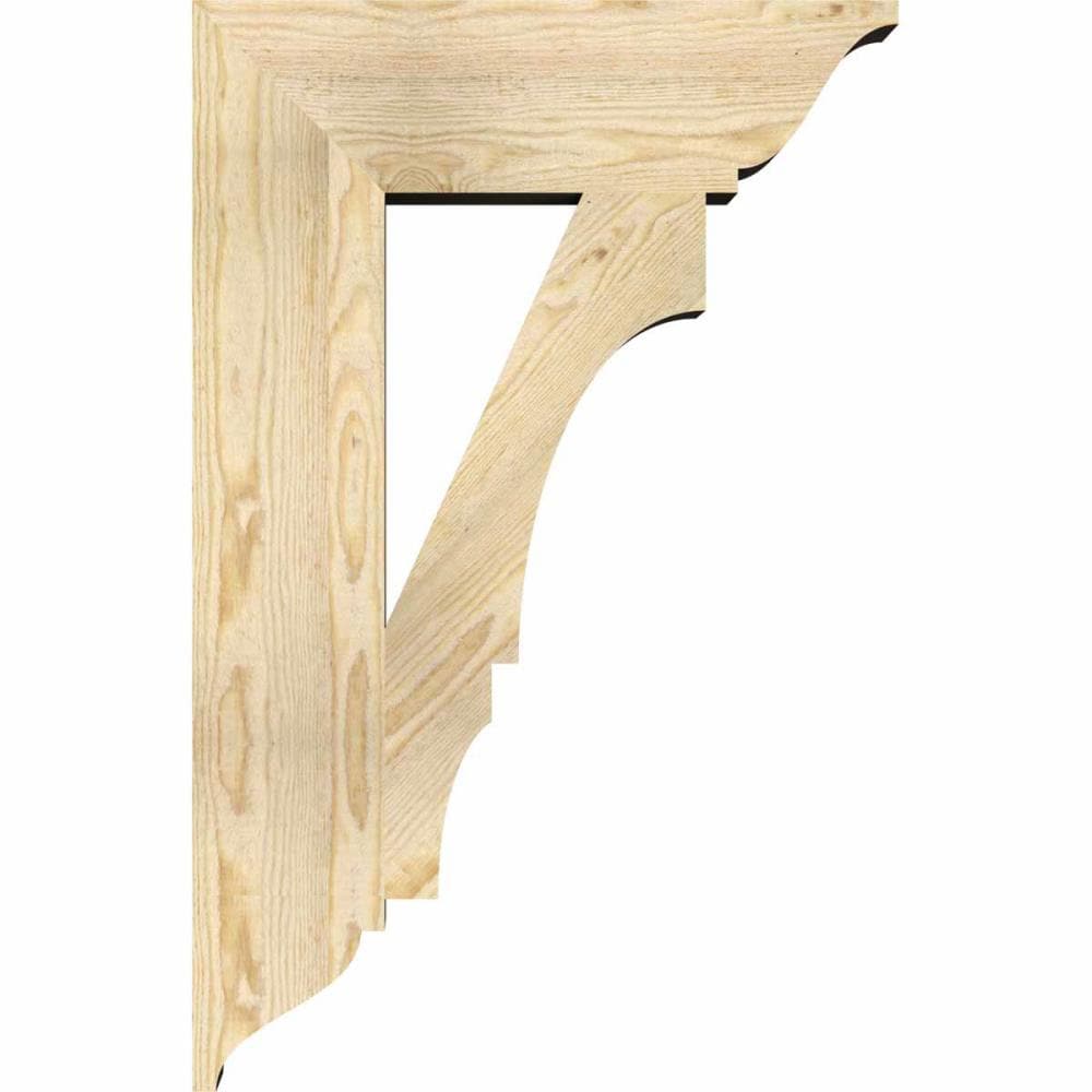 Ekena Millwork BKT06X22X34BOA01RDF Exterior-Brackets-Braces - View #3