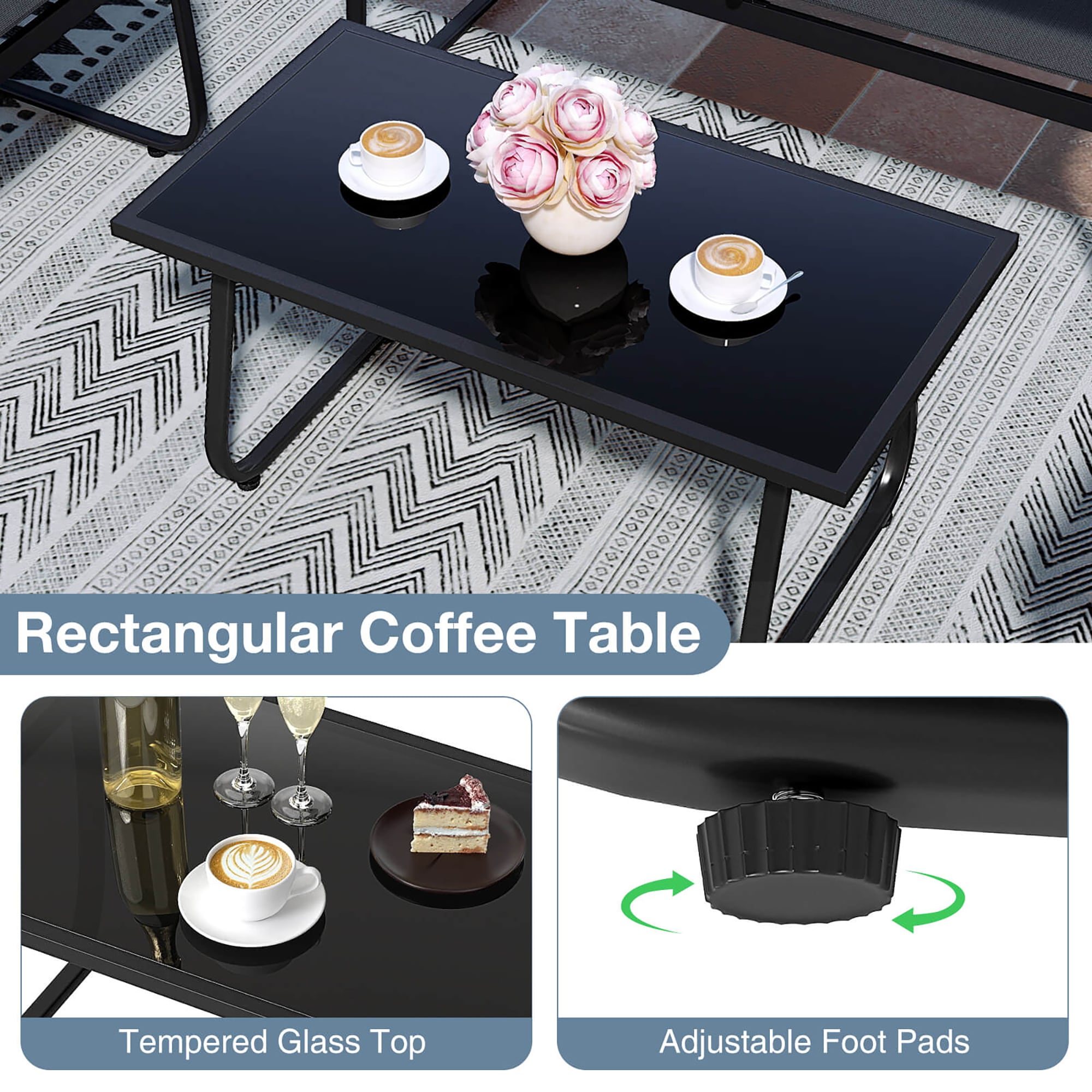 Costway HCST08749 Patio-Conversation-Sets - View #5