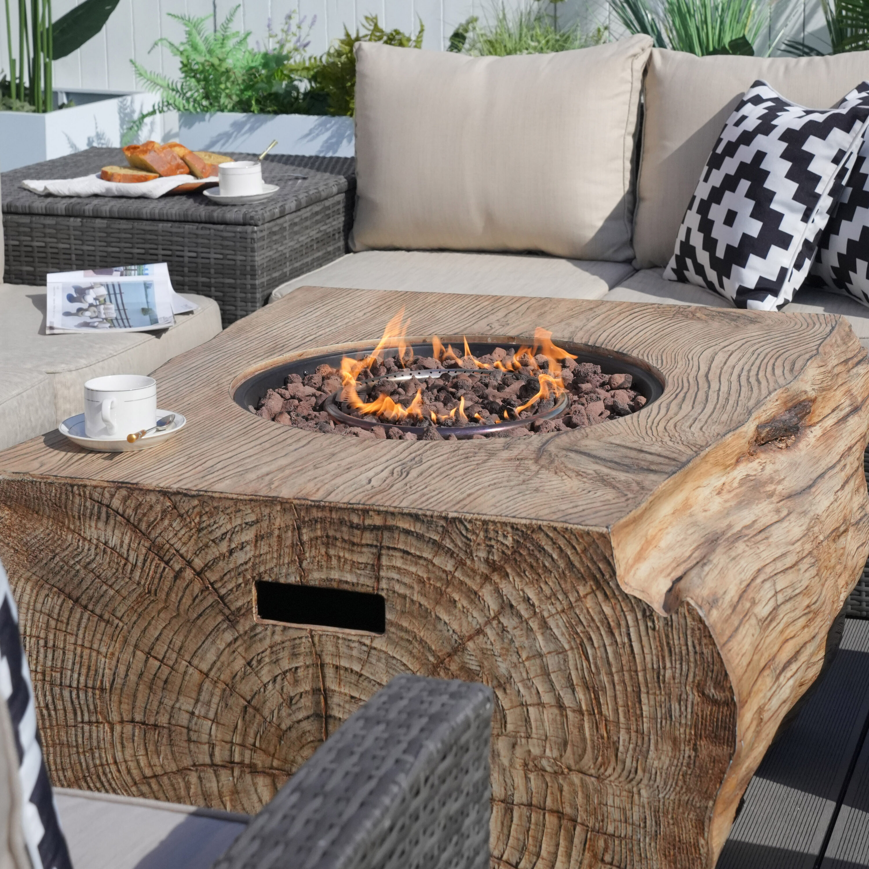 Moda Furnishings MAG-1403B-2170-G Patio-Conversation-Sets - View #5