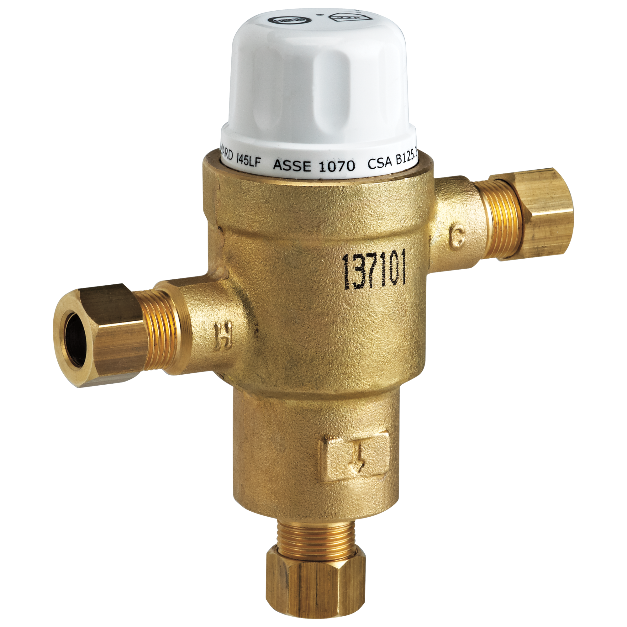 Delta R3070-MIXLF 3/8-in ID Brass Shower valve
