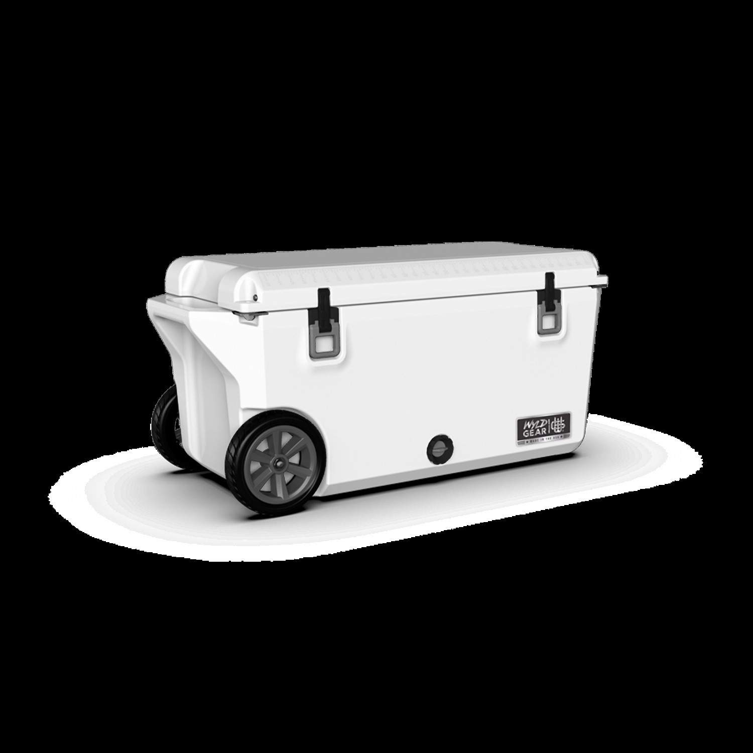 WYLD GEAR USHC75-W White 75 Quart(s) Hard rotomolded Insulated Wheeled Chest cooler with Drainage Spout