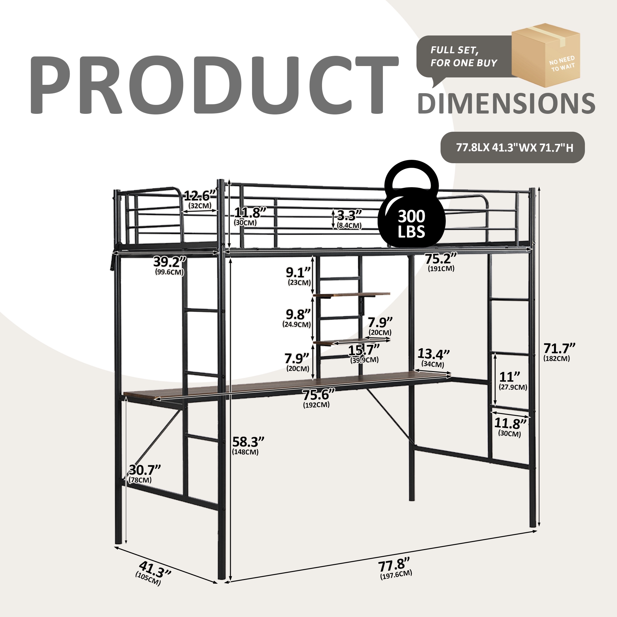 Sunrinx MG8-BD-28 Bunk-Beds - View #3