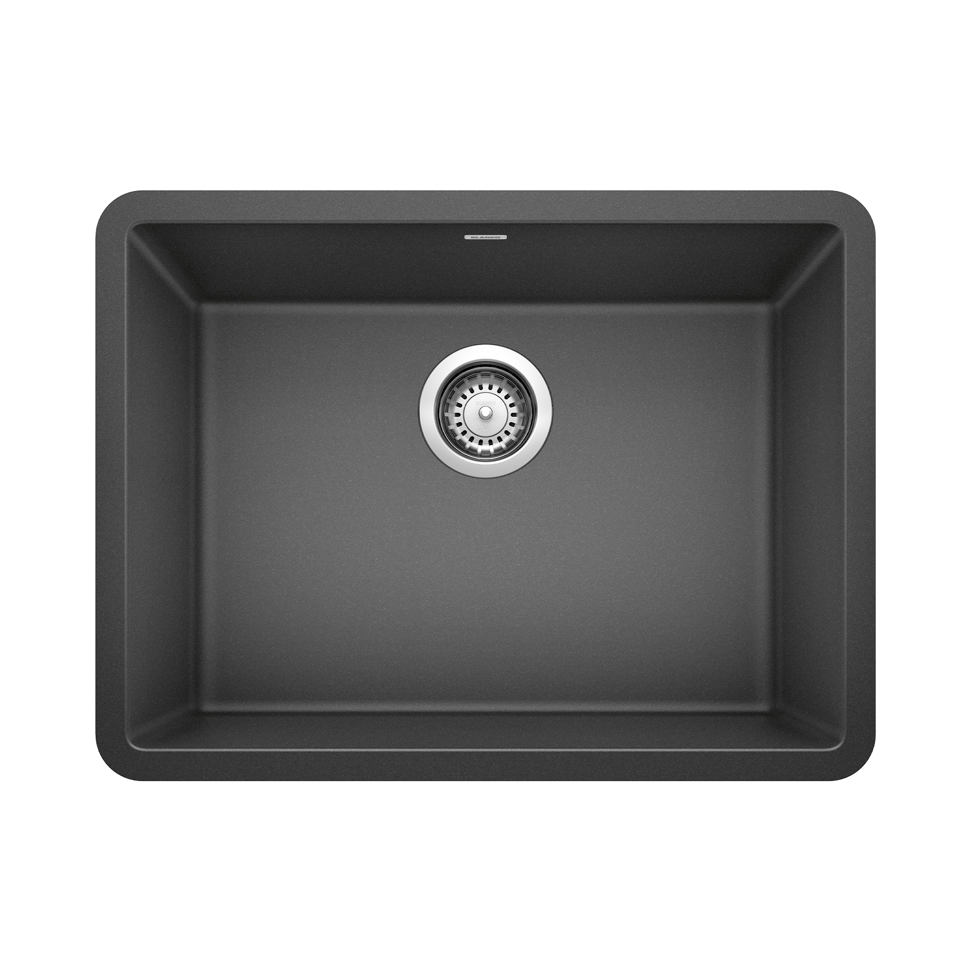 BLANCO 522258 Precis Silgranit Undermount 23.44-in x 17.75-in Granite Single bowl Kitchen Sink