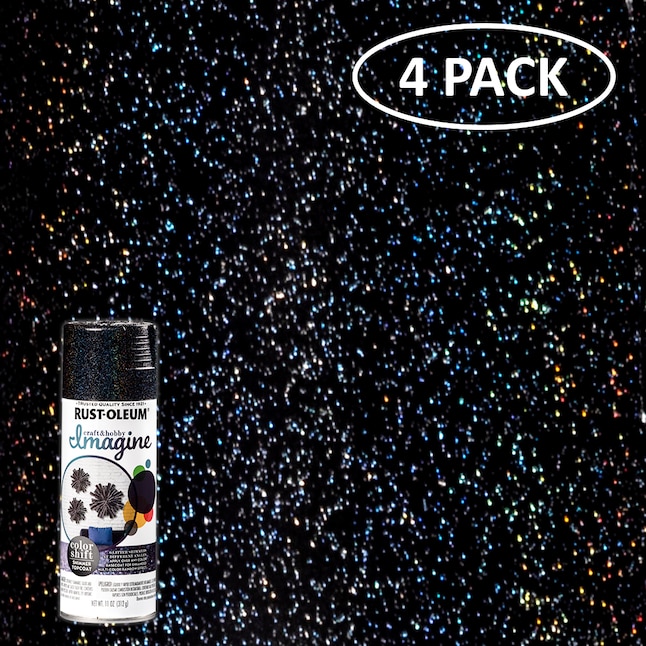 Rust-Oleum Imagine 4-Pack Gloss Iridescent Shimmer Spray Paint (NET WT.  11-oz ) in the Spray Paint department at