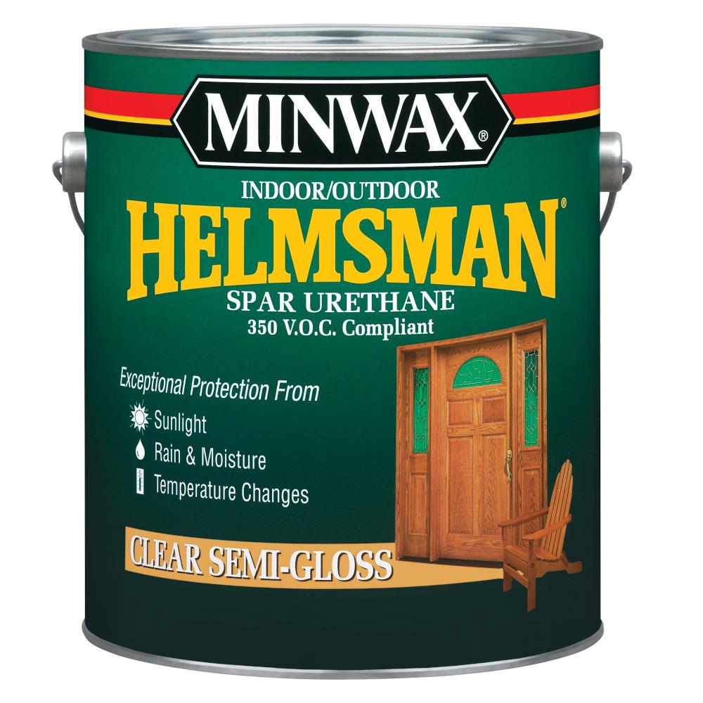 Minwax 132250000 Helmsman Oil-based Clear Transparent Semi-gloss Interior Stain ( 1-gallon )