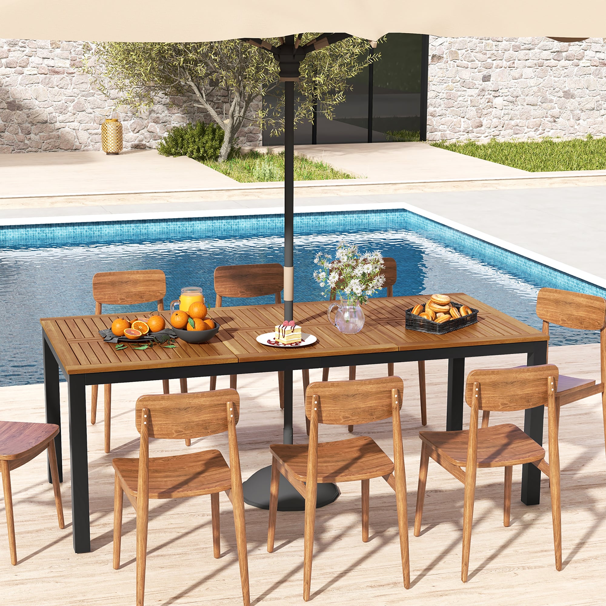 Costway LWS00069 Patio-Tables - View #4