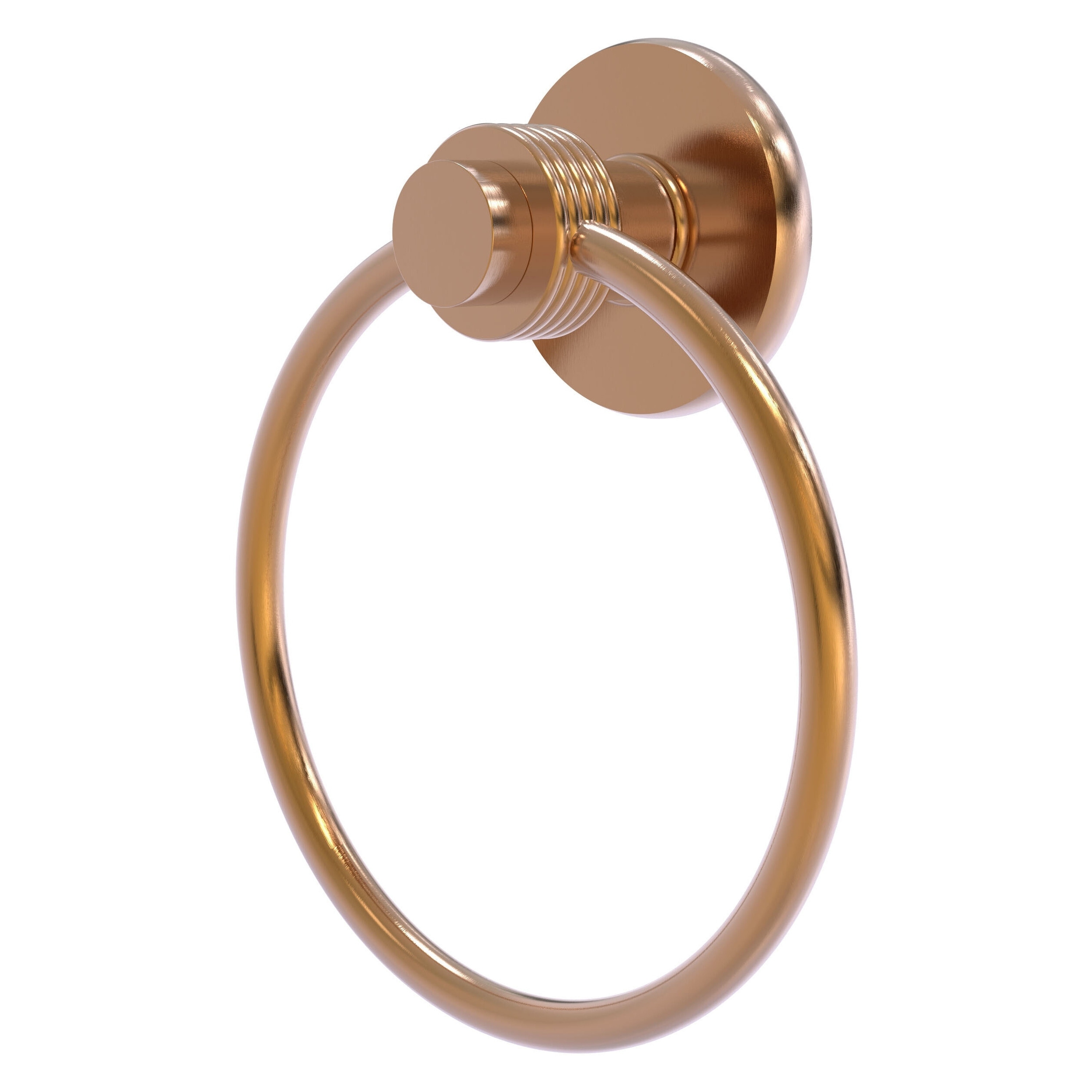 Allied Brass 916G-BBR Mercury Brushed Bronze Wall mount Single Towel Ring