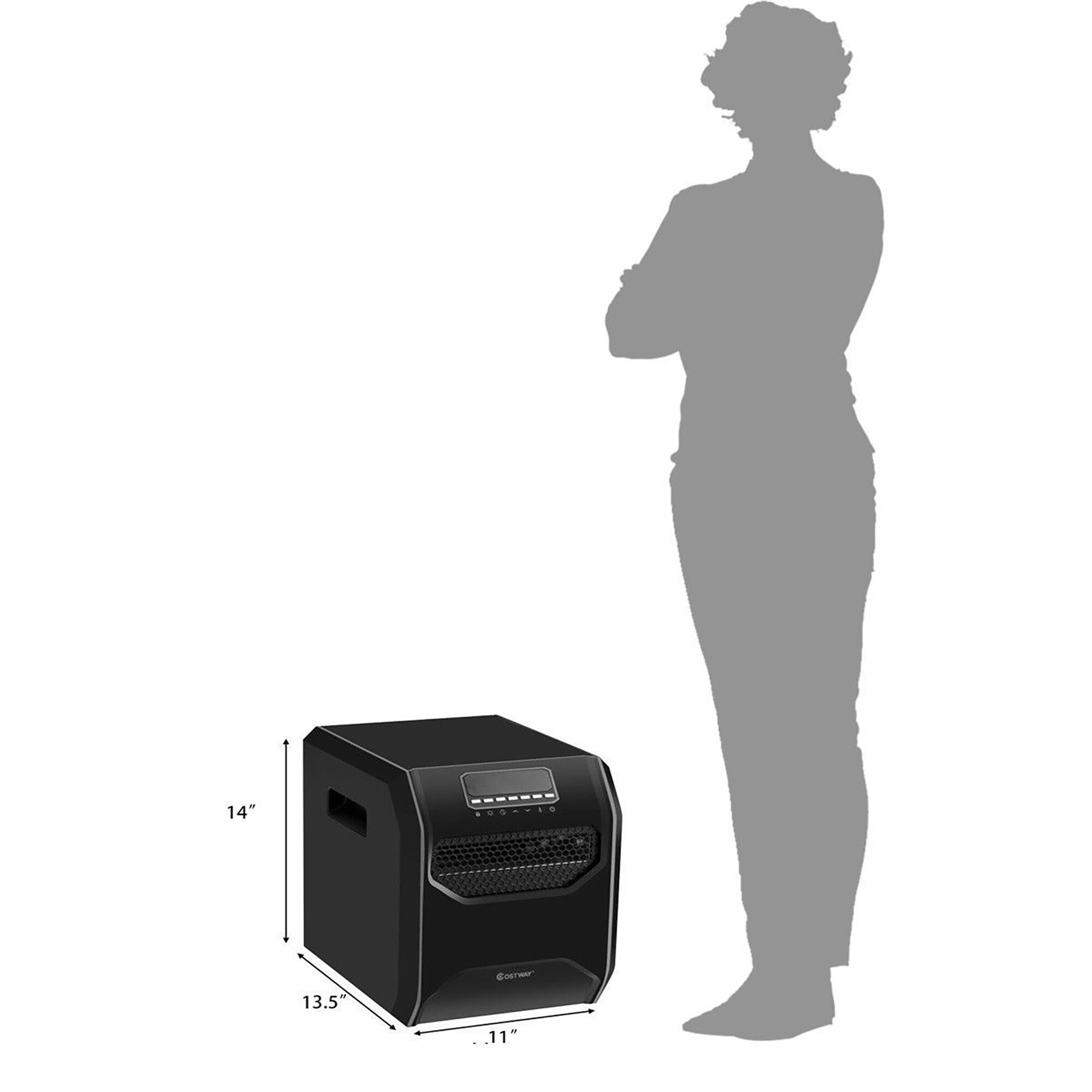 Costway SWL00040 Portable-Electric-Heat - View #7