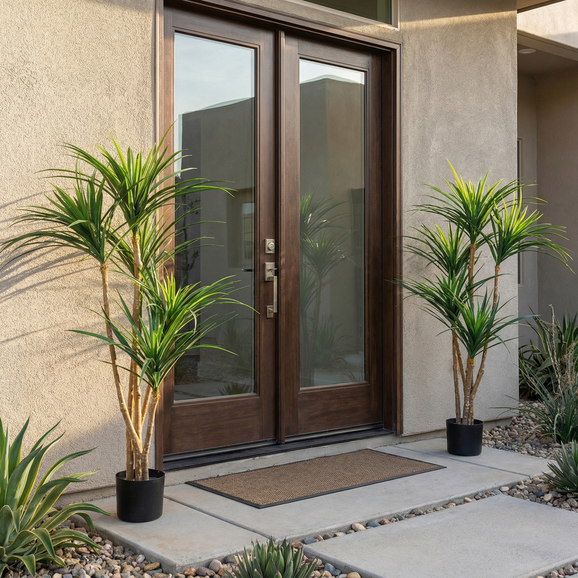 Nature Spring 51-in Multiple Colors Indoor/Outdoor Floor Yucca ...