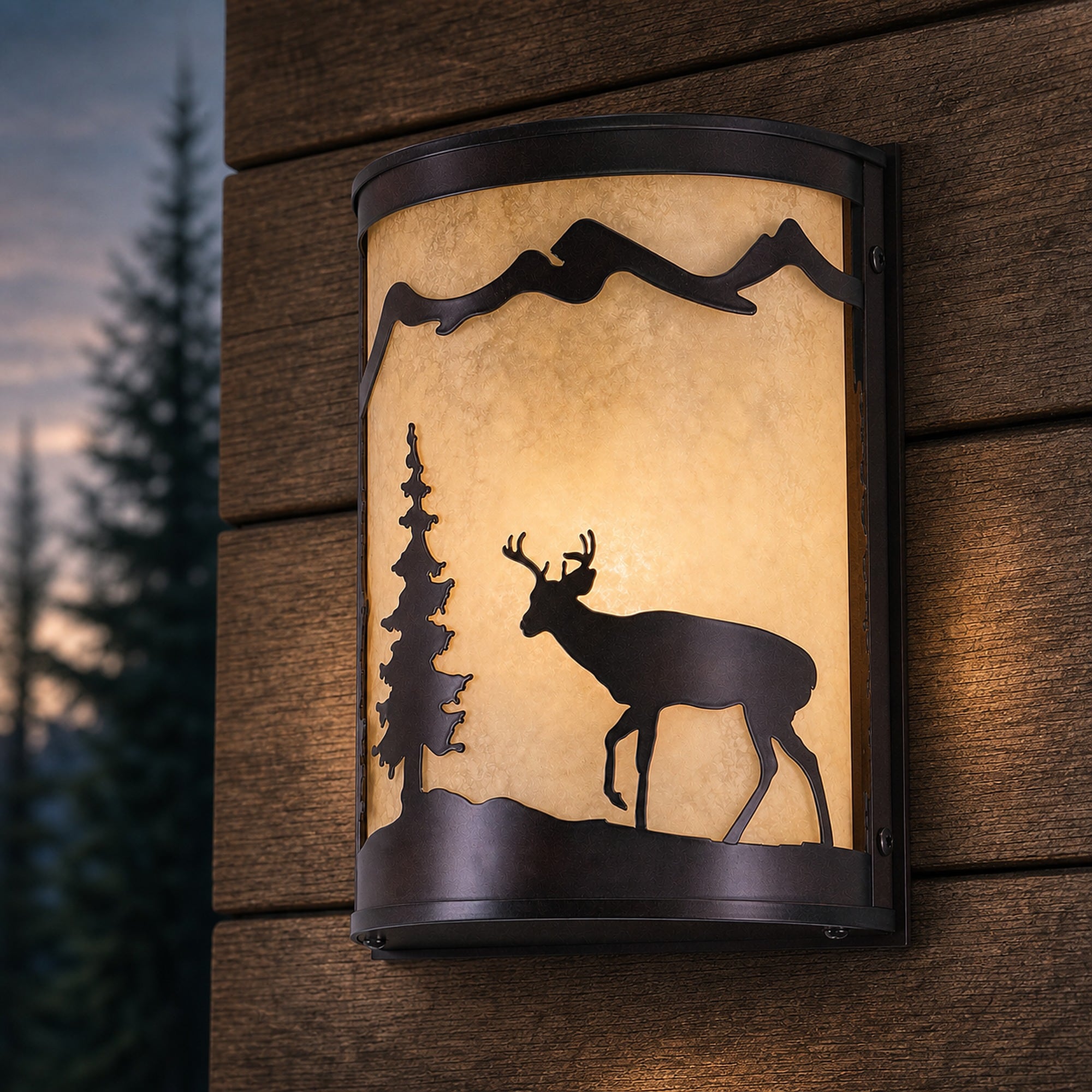Cascadia LightScapes 1 -Light 11-in H Oil-rubbed Bronze Hardwired Outdoor Wall Light