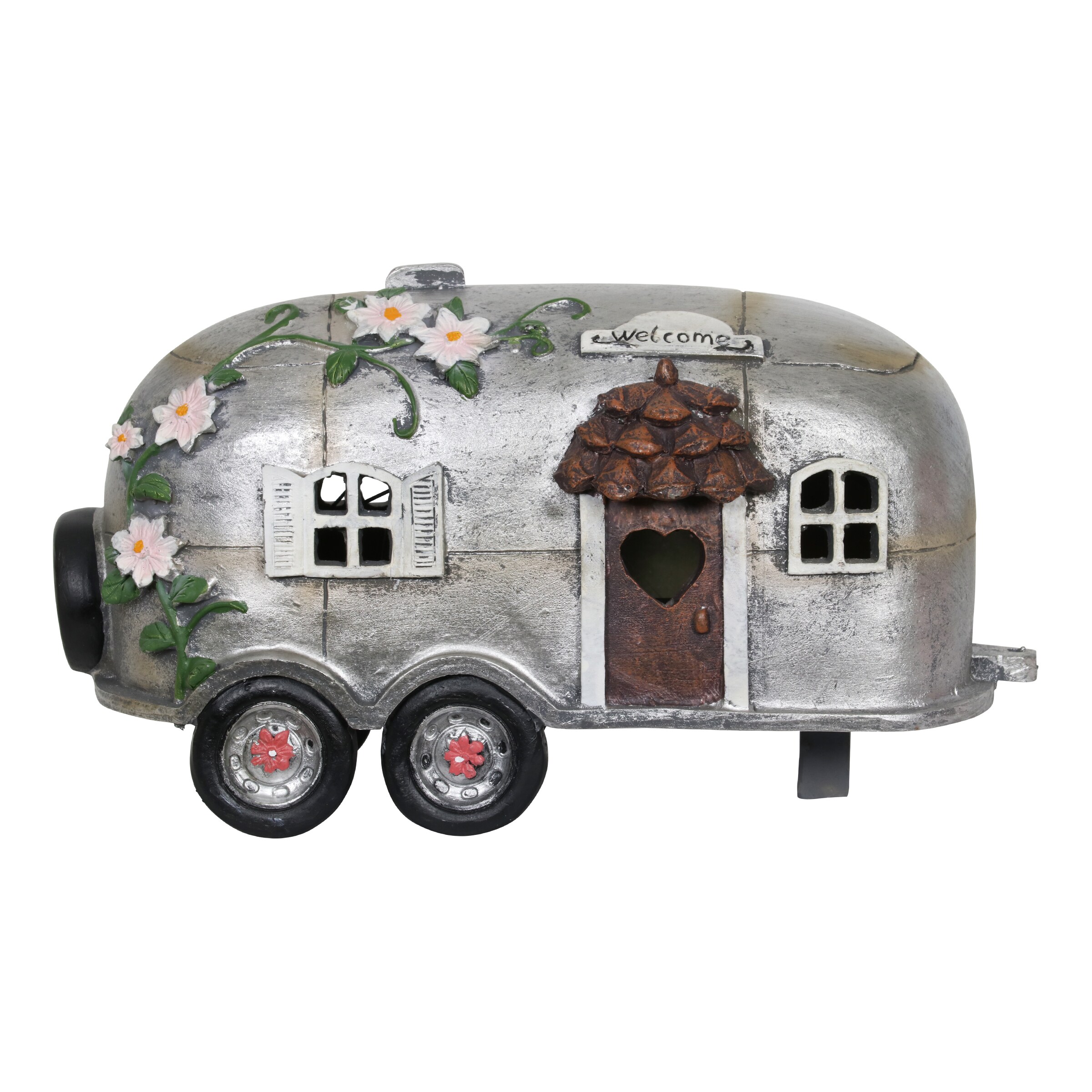 Exhart 13584-RS Gray Resin Casual Statue