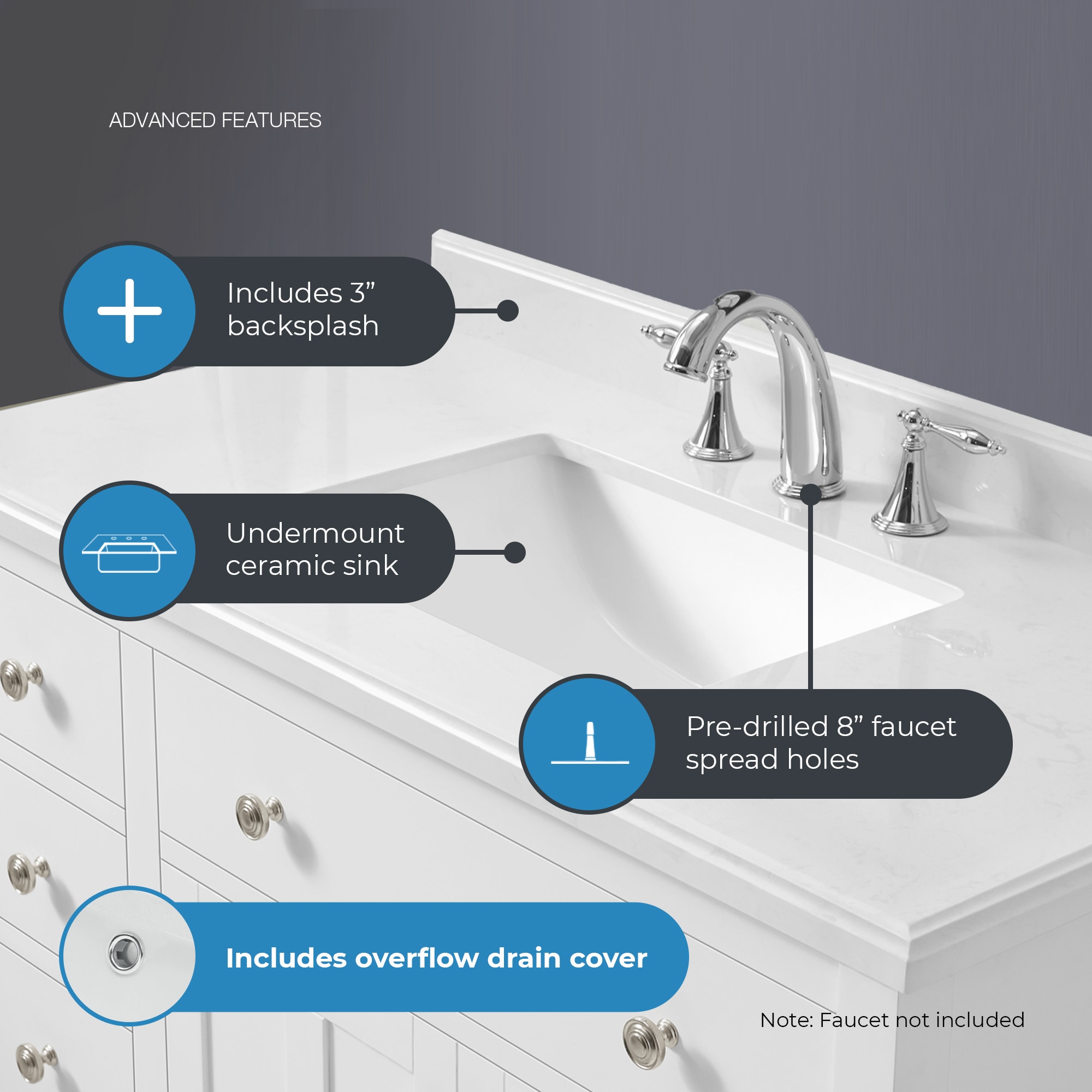 OVE Decors NEWCASTLE-42WH Bath-Vanity-Combo - View #6