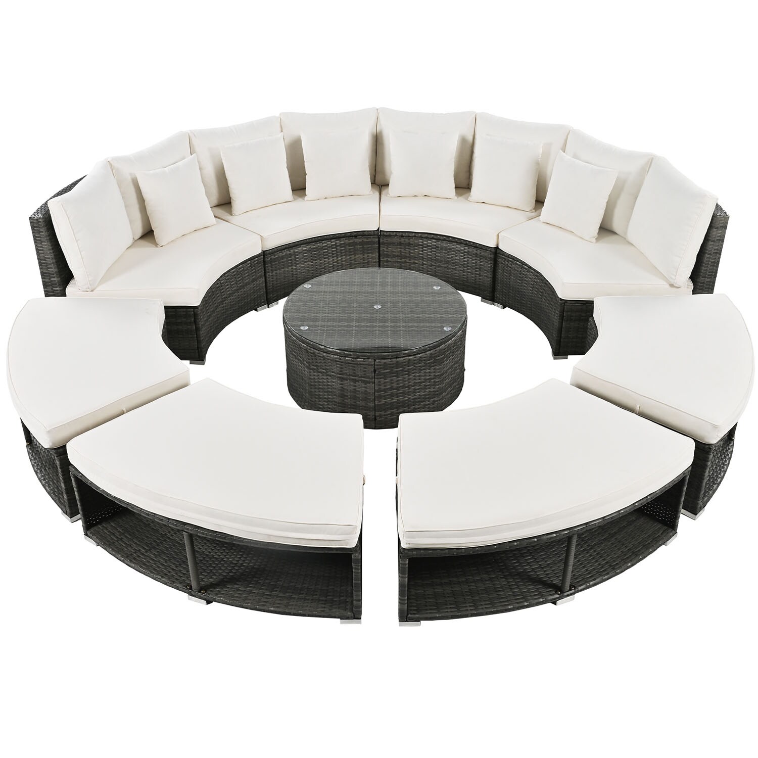 SINOFURN SYA370198BG Patio-Sofas-Daybeds - View #8