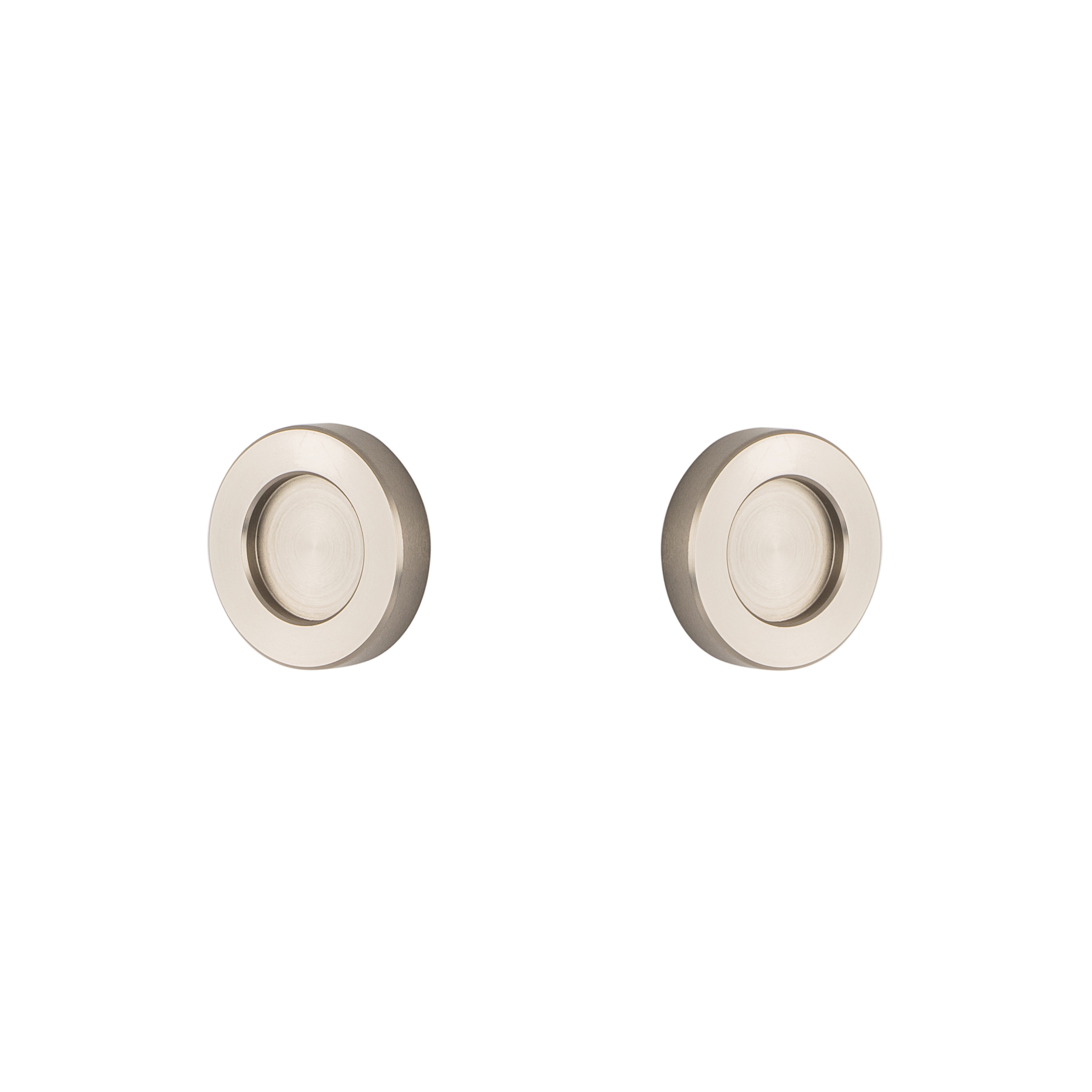 Sure-Loc Hardware BARN-FP2 15 Satin Satin Nickel Indoor Single Barn door handle