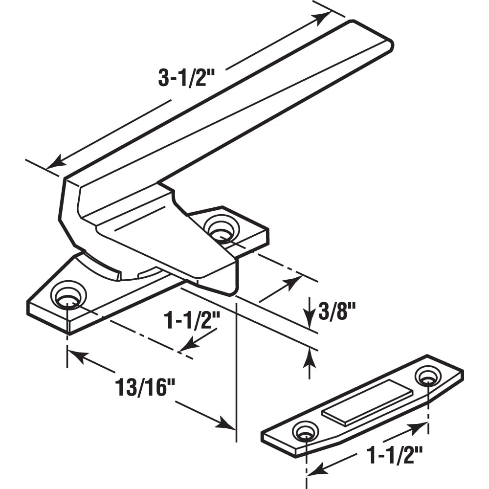 Prime-Line H 3597 Casement-Window-Locking-Handles - View #2