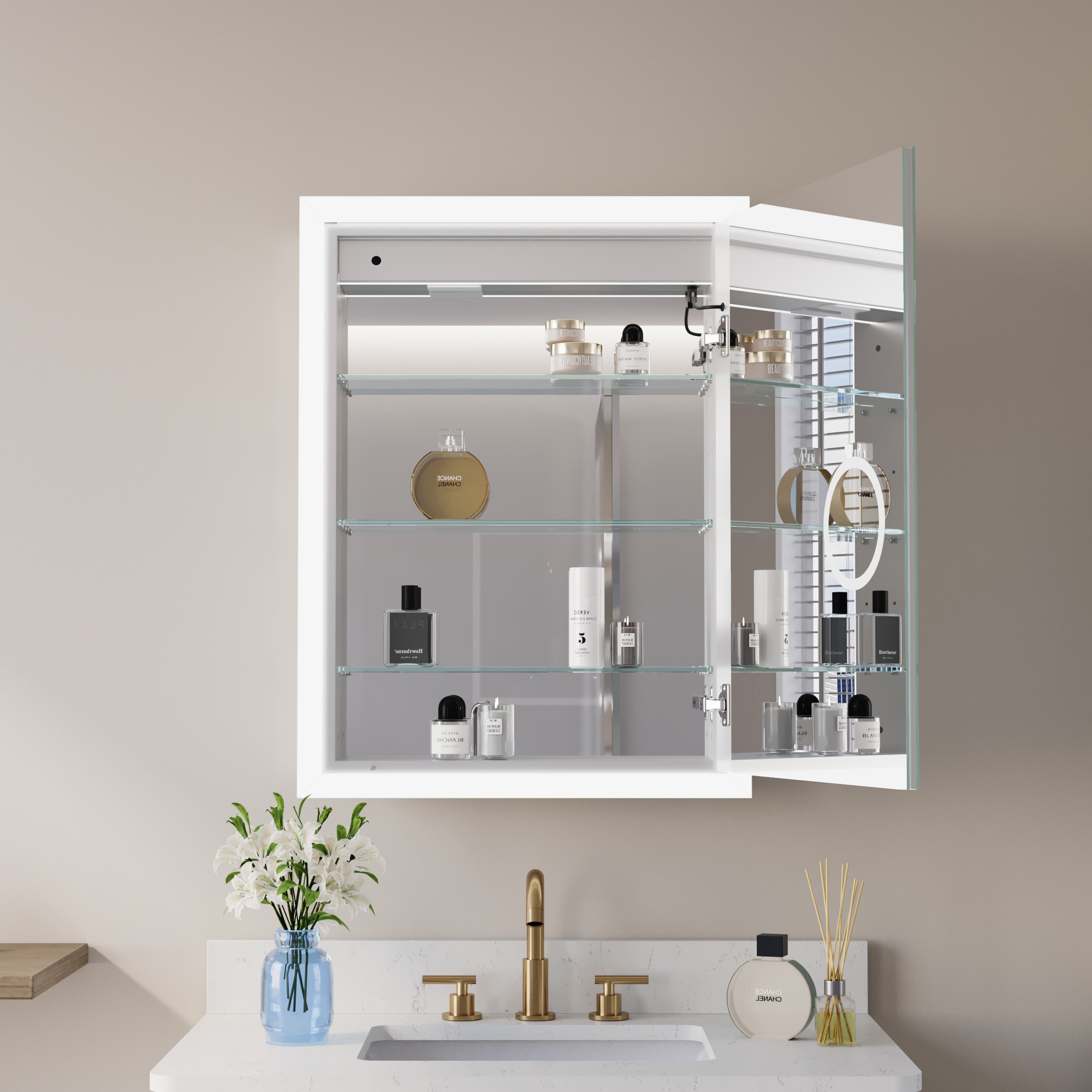 CALVON RCRS4-3630L-MC Bathroom-Medicine-Cabinets - View #2