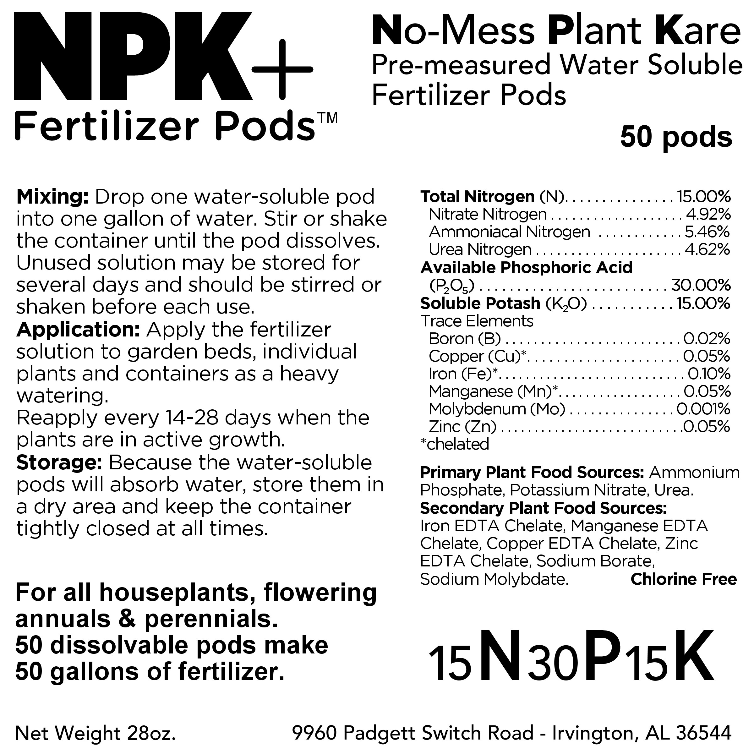National Plant Network LW2534 Plant-Food - View #6