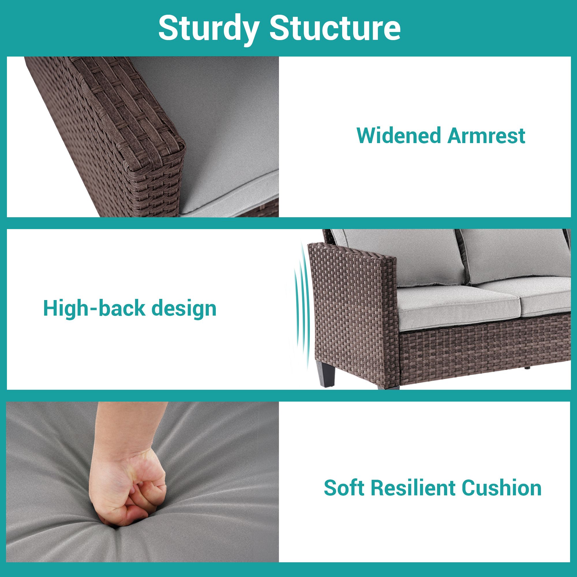 ACEGOSES LW-S1BLY Patio-Sofas-Daybeds - View #4