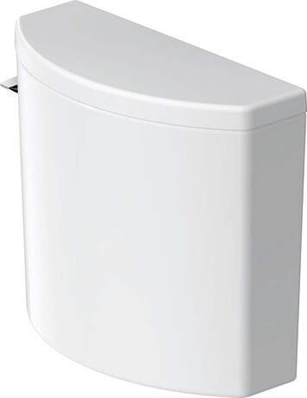 Duravit 09502000U3 No.1 PRO 1.28 GPF Single Flush Toilet Tank Only with Siphonic Jet Technology in White
