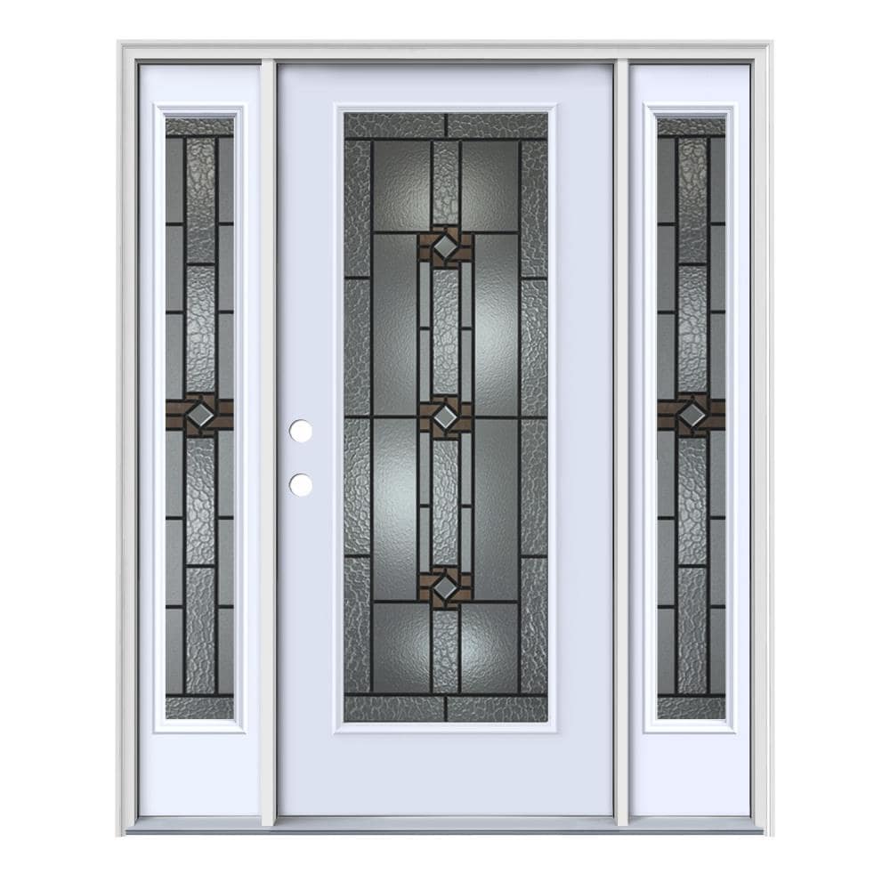 Jeld Wen Sonora 64 In X 80 In X 4 916 In Steel Full Lite Right Hand