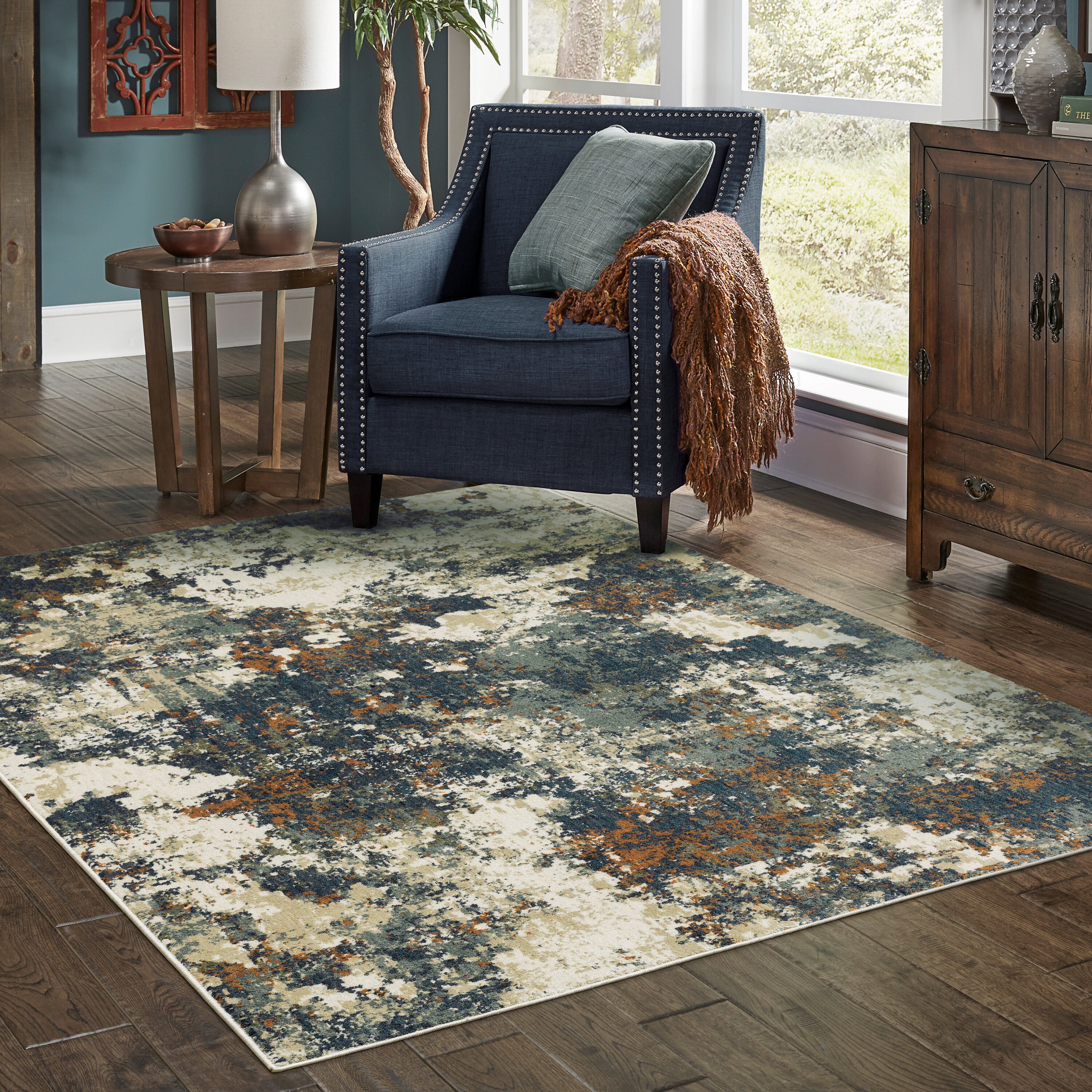Archer Lane 532FIONW63L Palmour 2 X 7 (ft) Beige Indoor Abstract Runner Rug