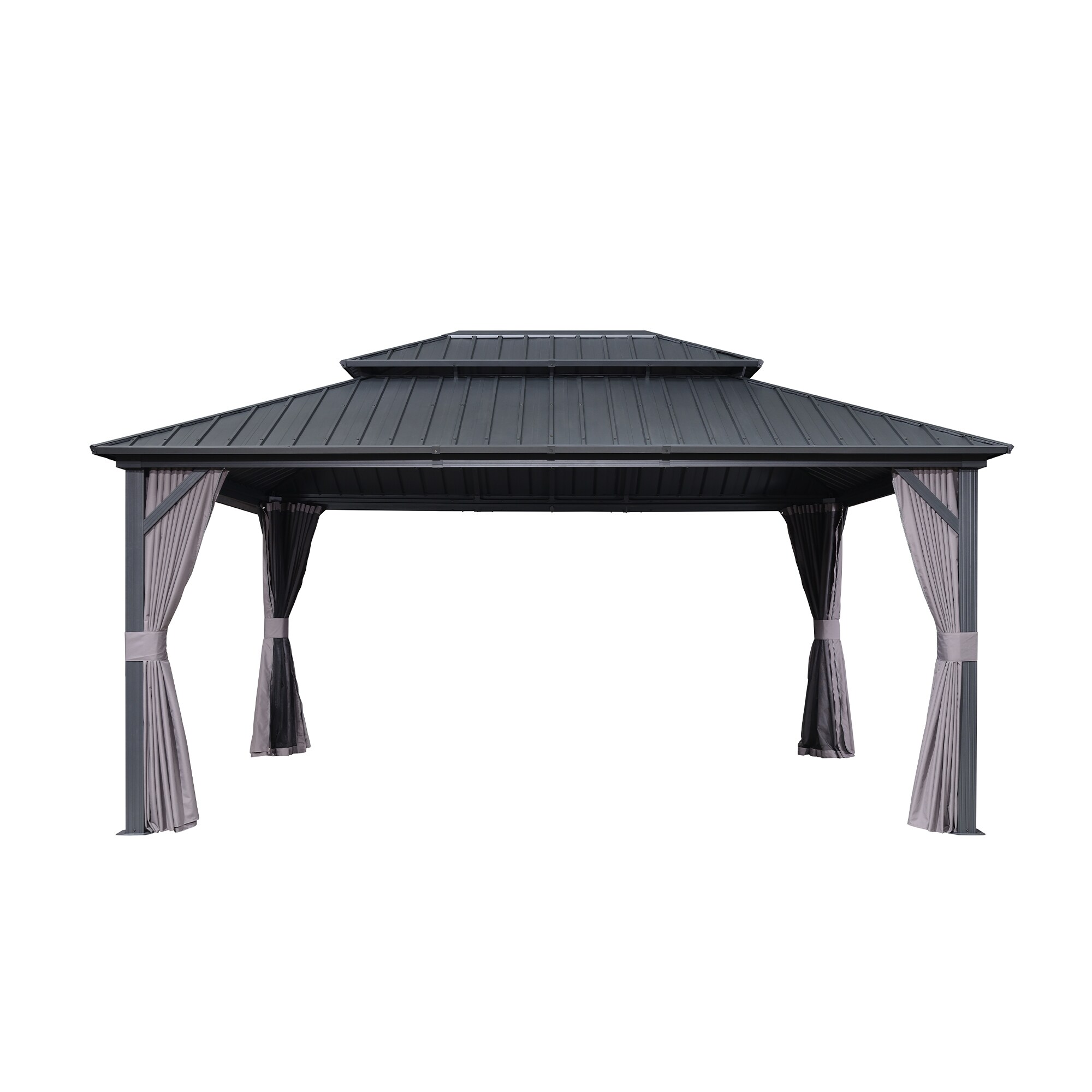 PURPLE LEAF LS04JJG1216 Wood-Resin-Gazebos - View #2