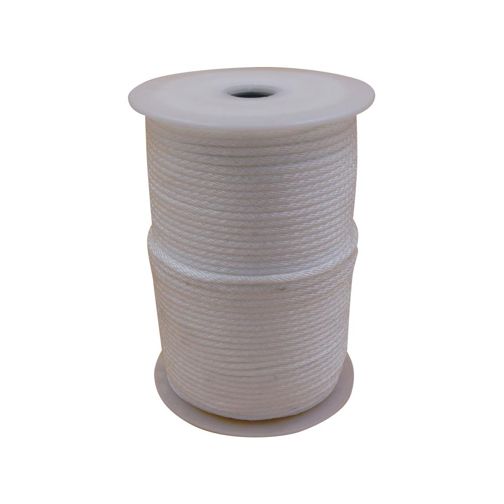 Extreme Max BoatTector Solid Braid Nylon Rope- 1/8-in x 600-ft, White at