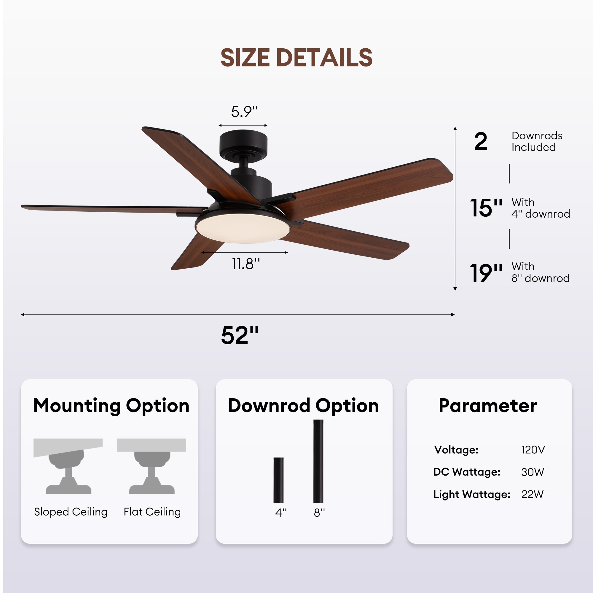 SILJOY WY-009D-52-01 Ceiling-Fans - View #13