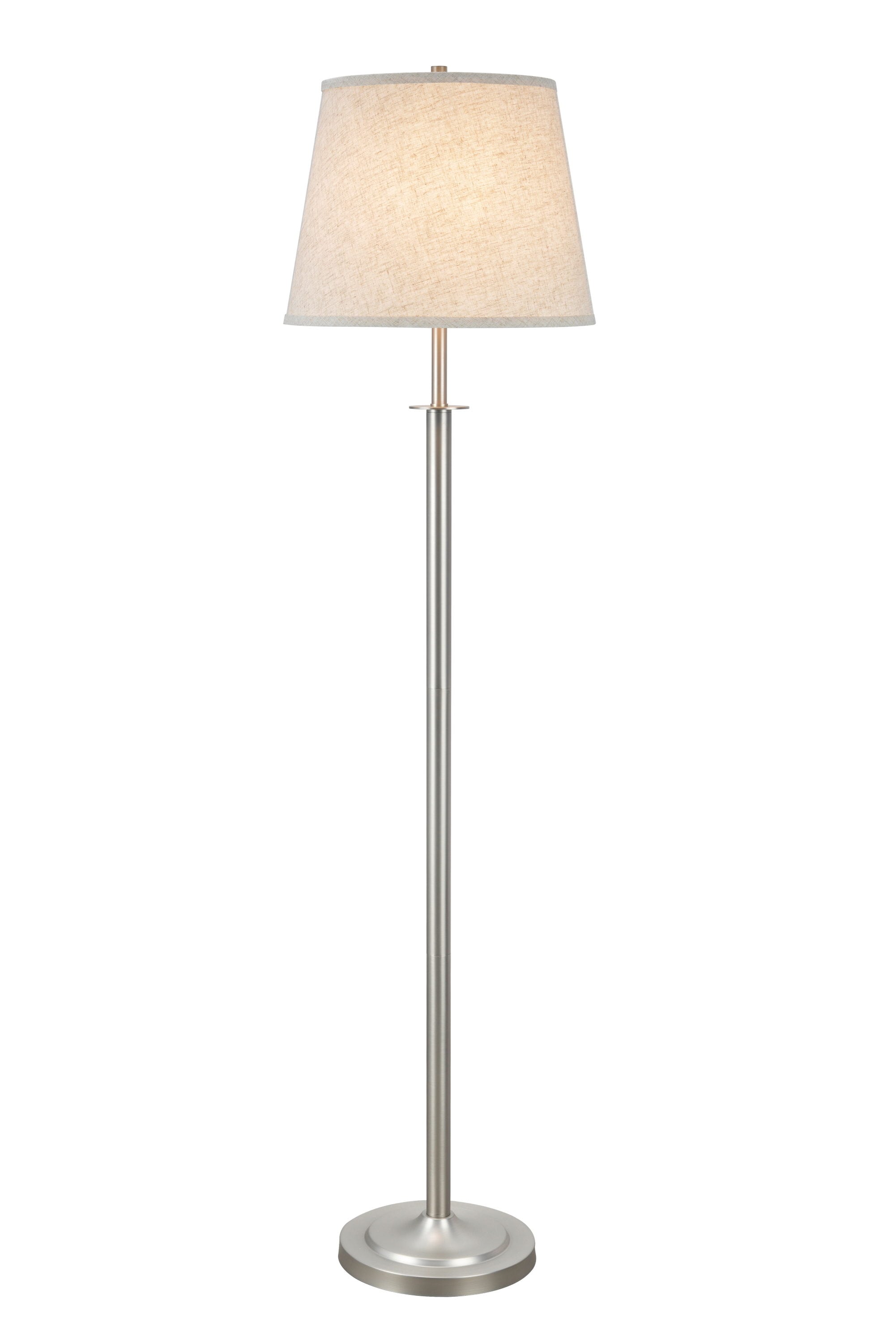 Aspen Creative Corporation Transitional Shaded Floor Lamp with Beige ...