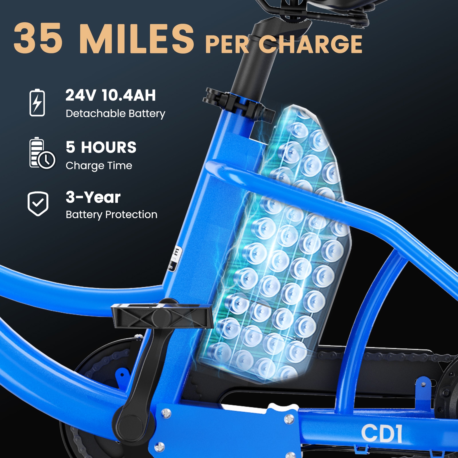 Esazn SOLDC-CD1-BL-LYU bikes - View #7