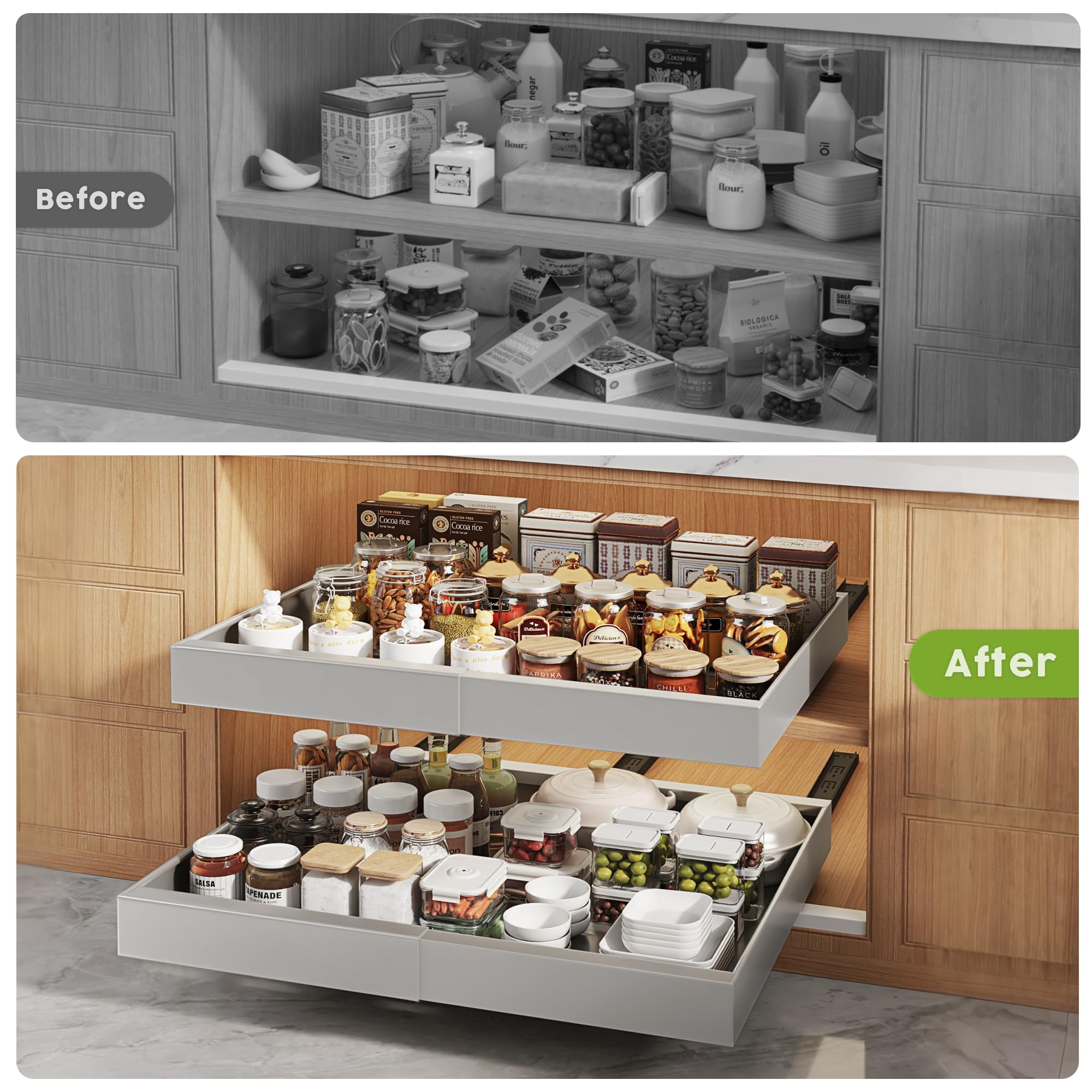 Wudkey L4-MJ2K6G Pull-Out-Cabinet-Baskets - View #6