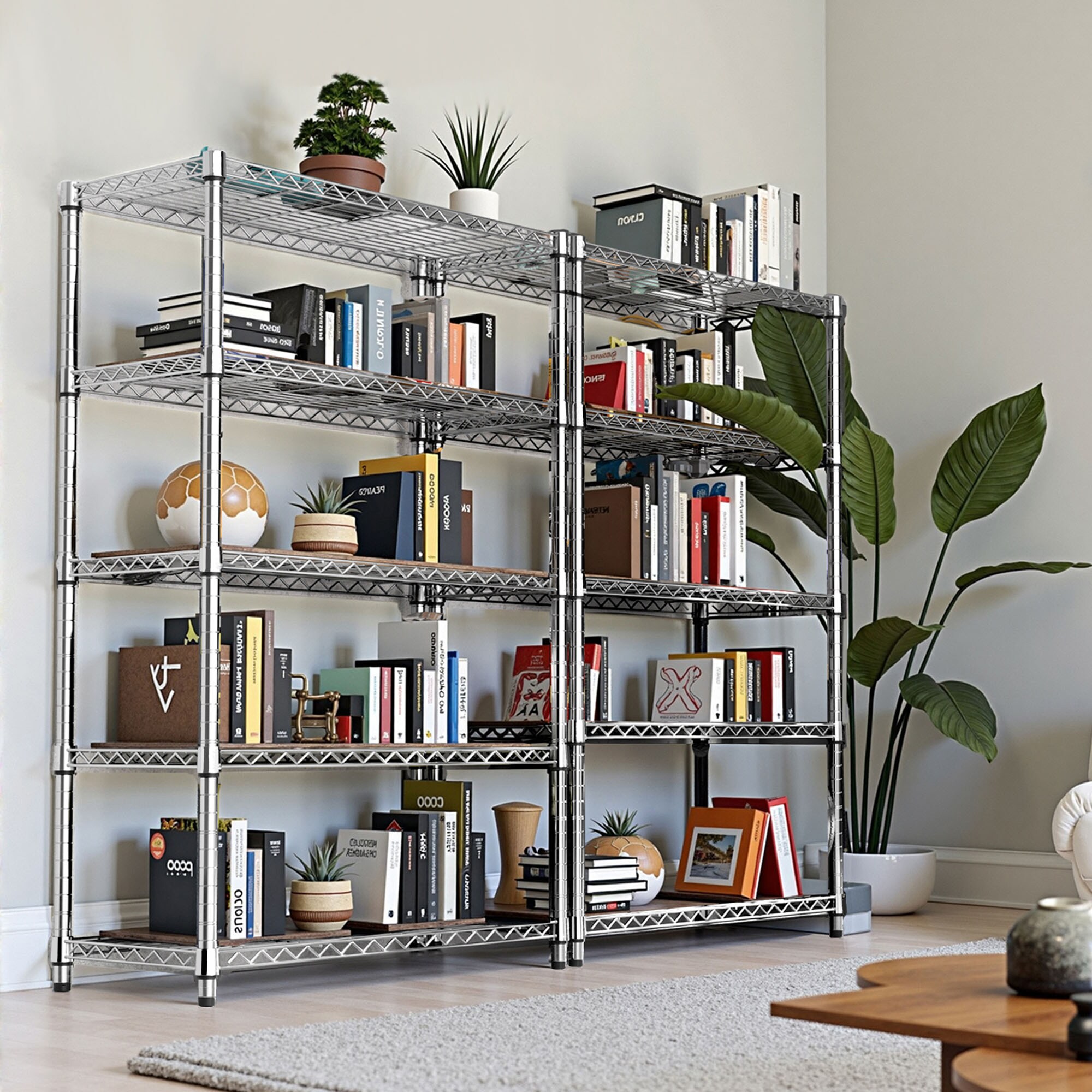LETILY YQUMA5N4 Free-Standing-Shelving - View #4