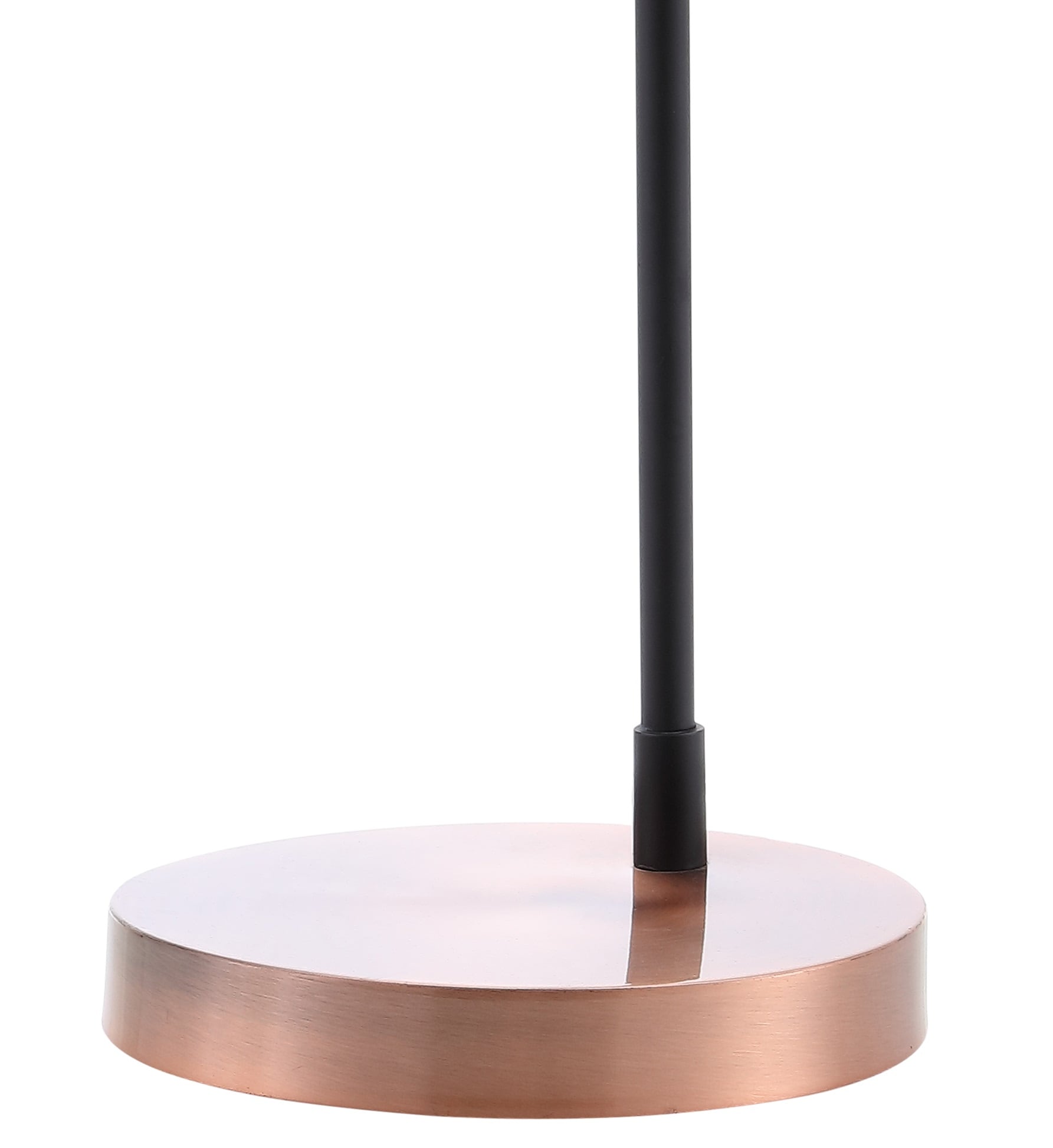 Brady 22" Black and Copper Metal LED Desk Lamp