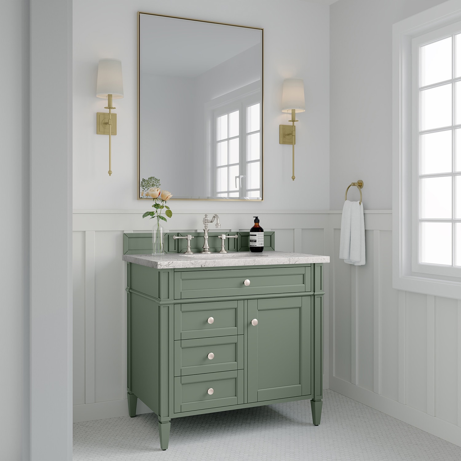 James Martin Vanities 650-V36-SC-3EJP Bath-Vanity-Combo - View #3