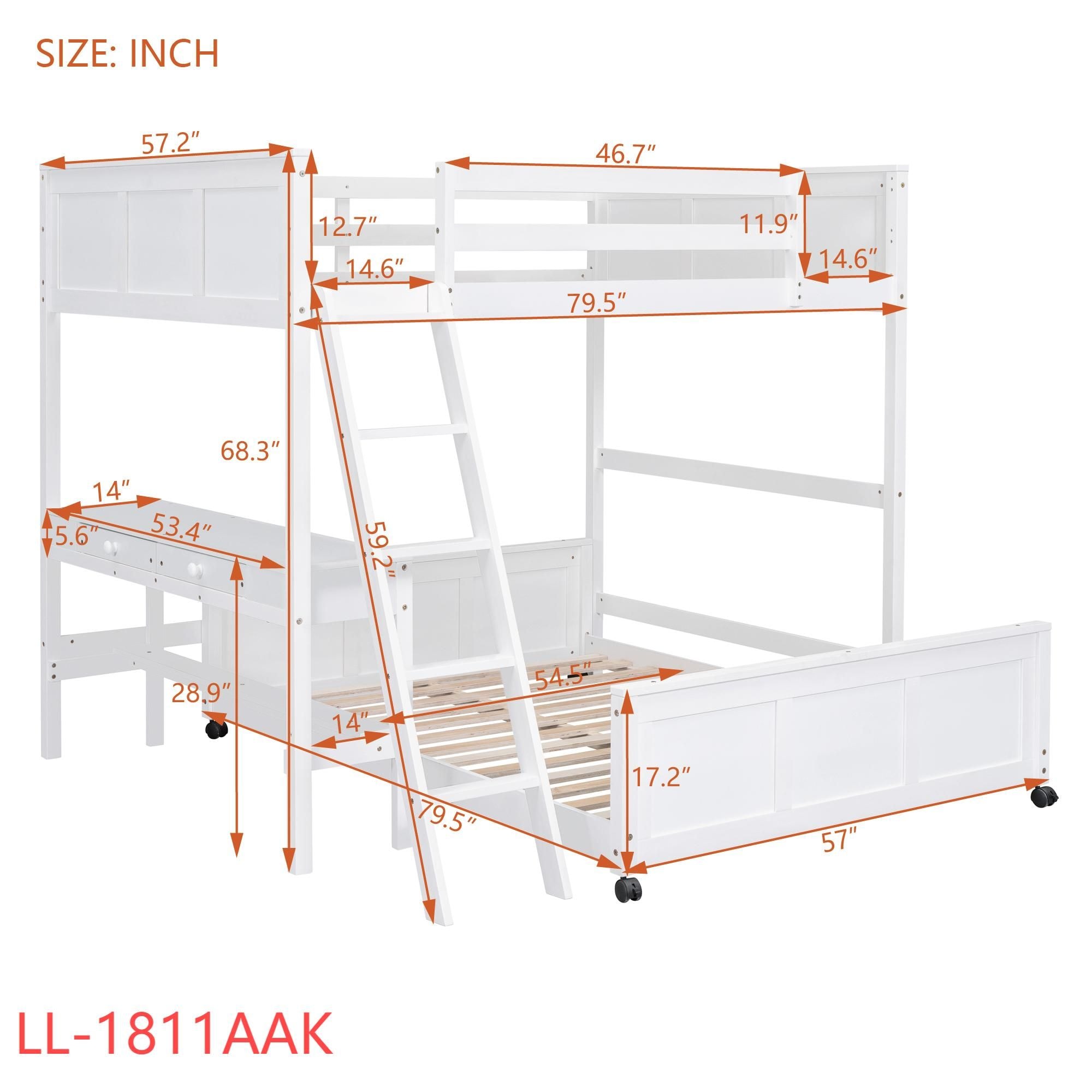 Yiekholo LL-1811AAK Bunk-Beds - View #4