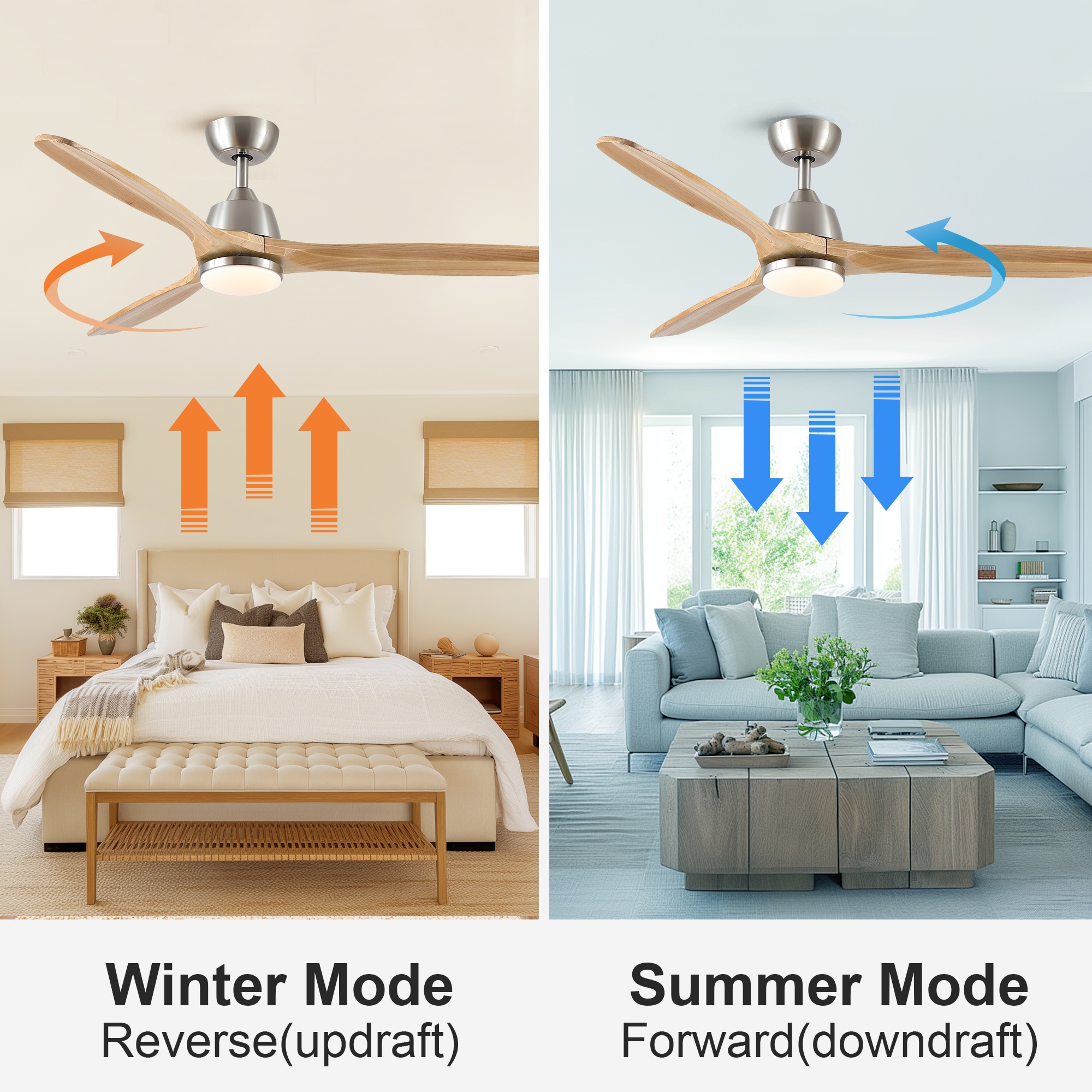 WELLFOR GYH44-1084-4BK Ceiling-Fans - View #10