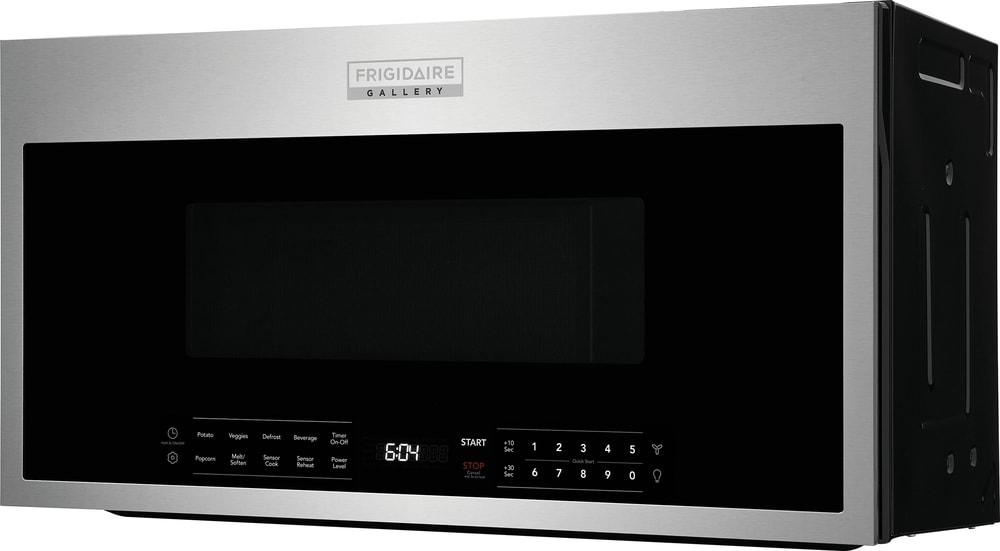 FRIGIDAIRE GALLERY 30 in. 1.2 cu. ft. Over-the-Range Microwave in Stainless  Steel Charcoal Filter Low Profile with Vent 950-Watt GMOS1266AF - The Home  Depot