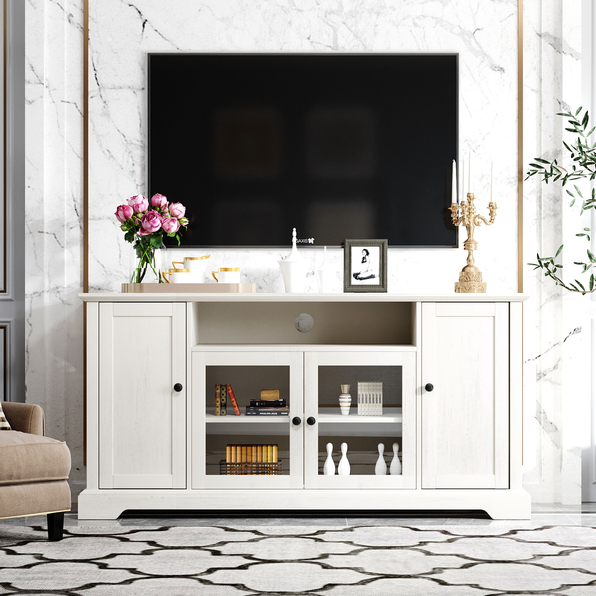 Sumyeg WF-HW66081WH-LA Tv-Stands - View #2