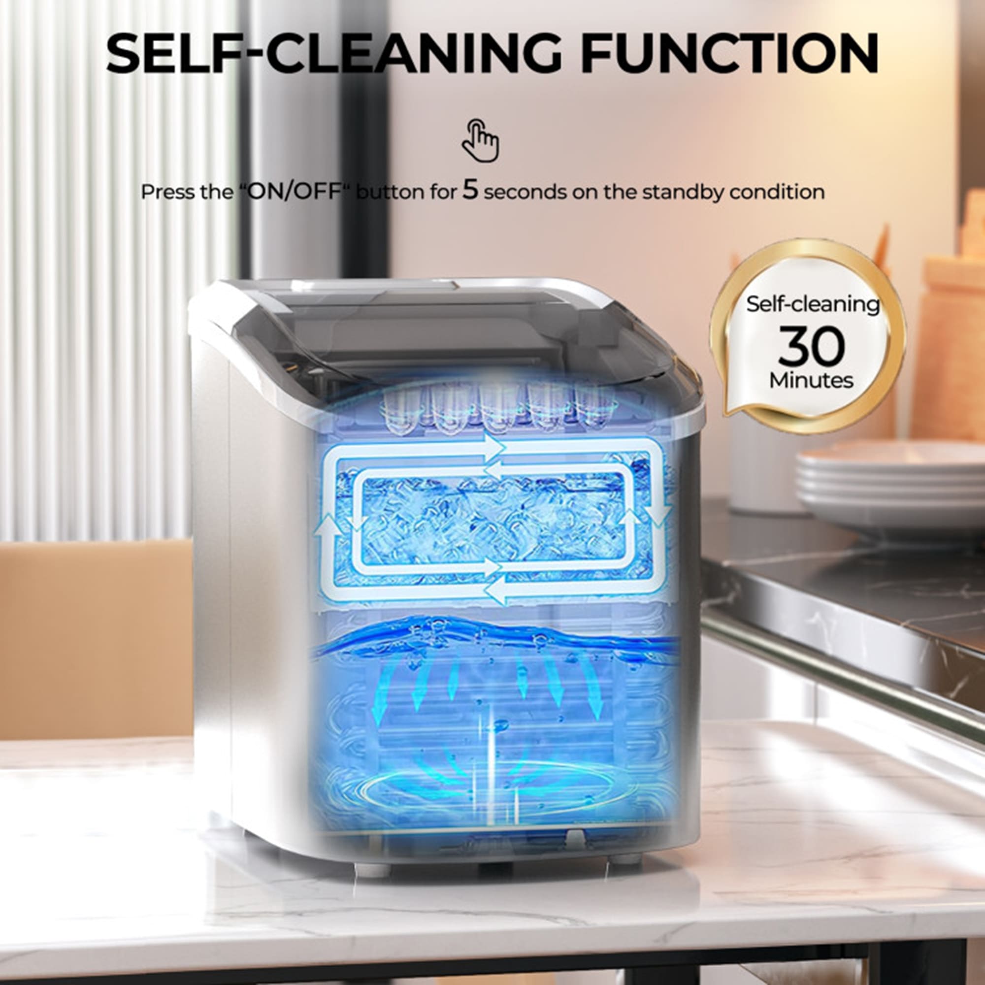 Mondawe OR-ES93922-MRS Ice-Makers - View #3