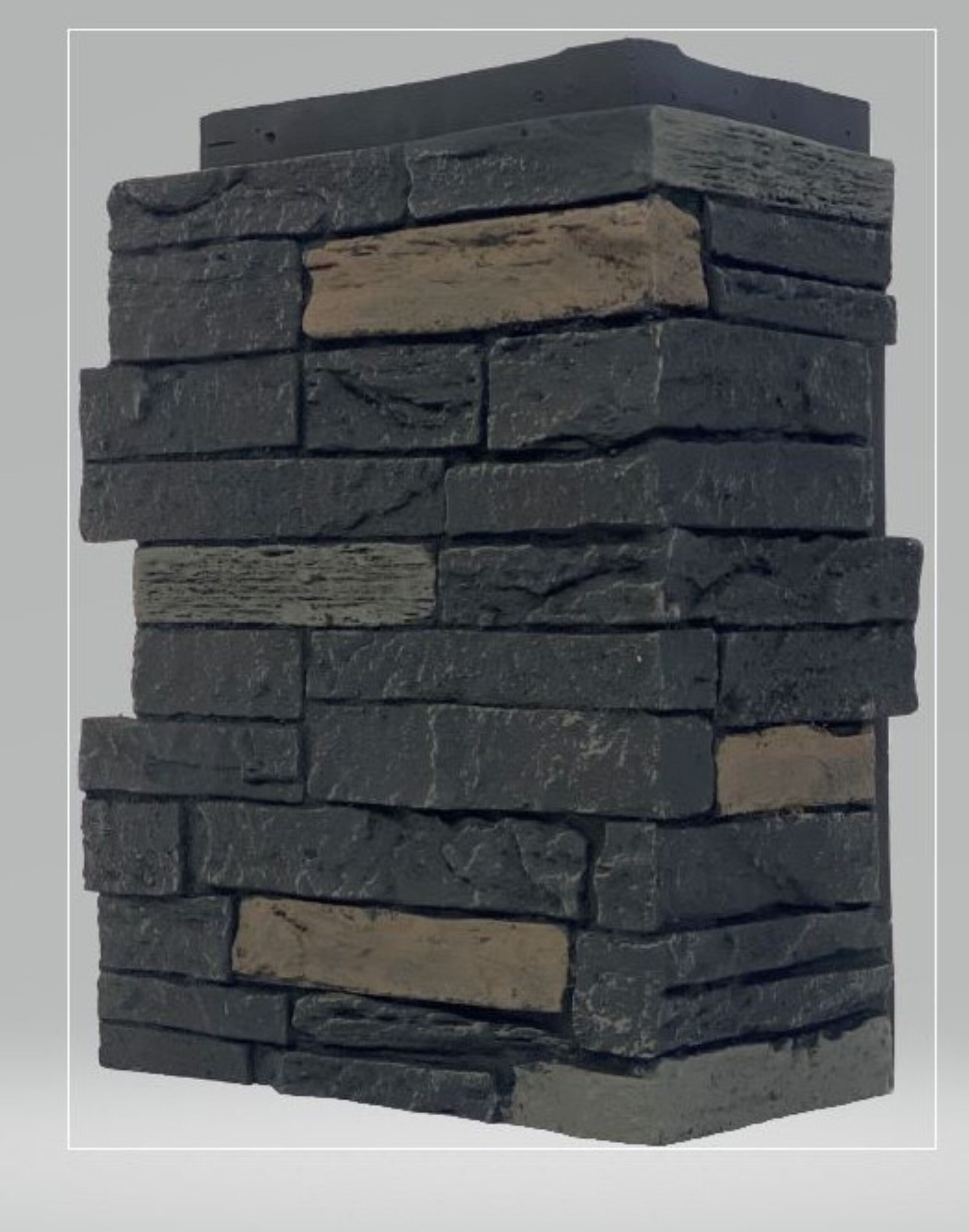 NextStone SLS-L-OC-RUR-4 1.5-in x 15.5-in x 15.5-in GRAY Raw bevel lap Panel siding ( 1-sq ft )