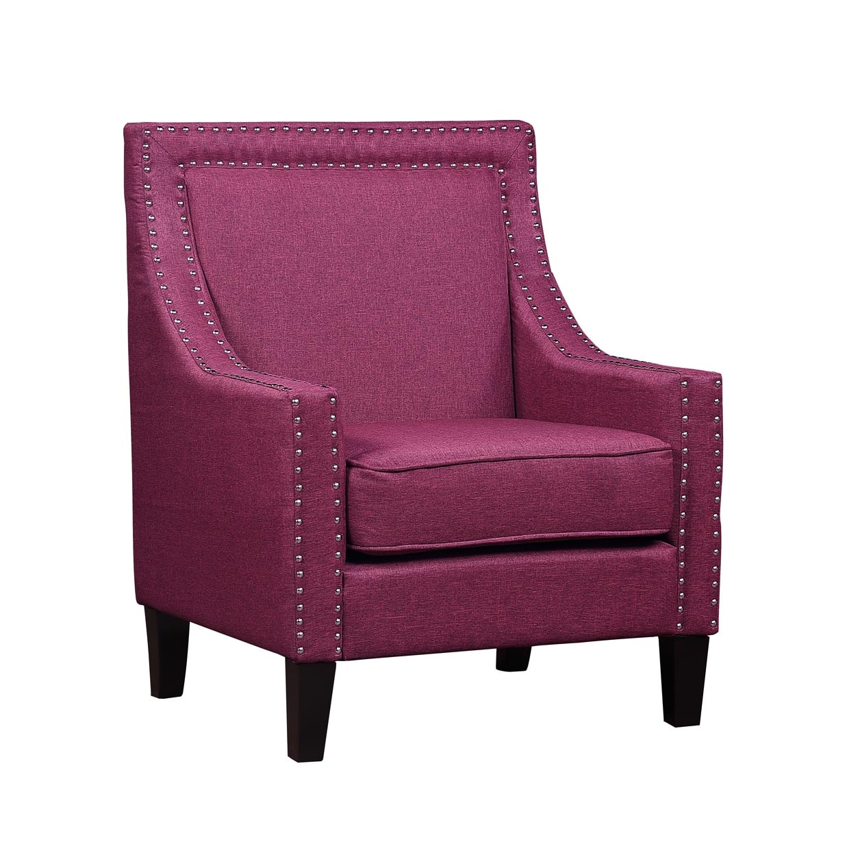 CASAINC BH-449JAA Modern Red Accent Chair