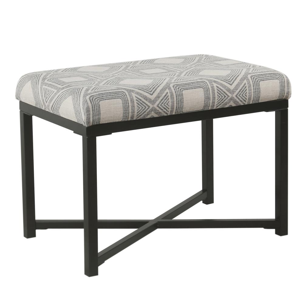 Benzara Modern Gray Ottoman At Lowes.com