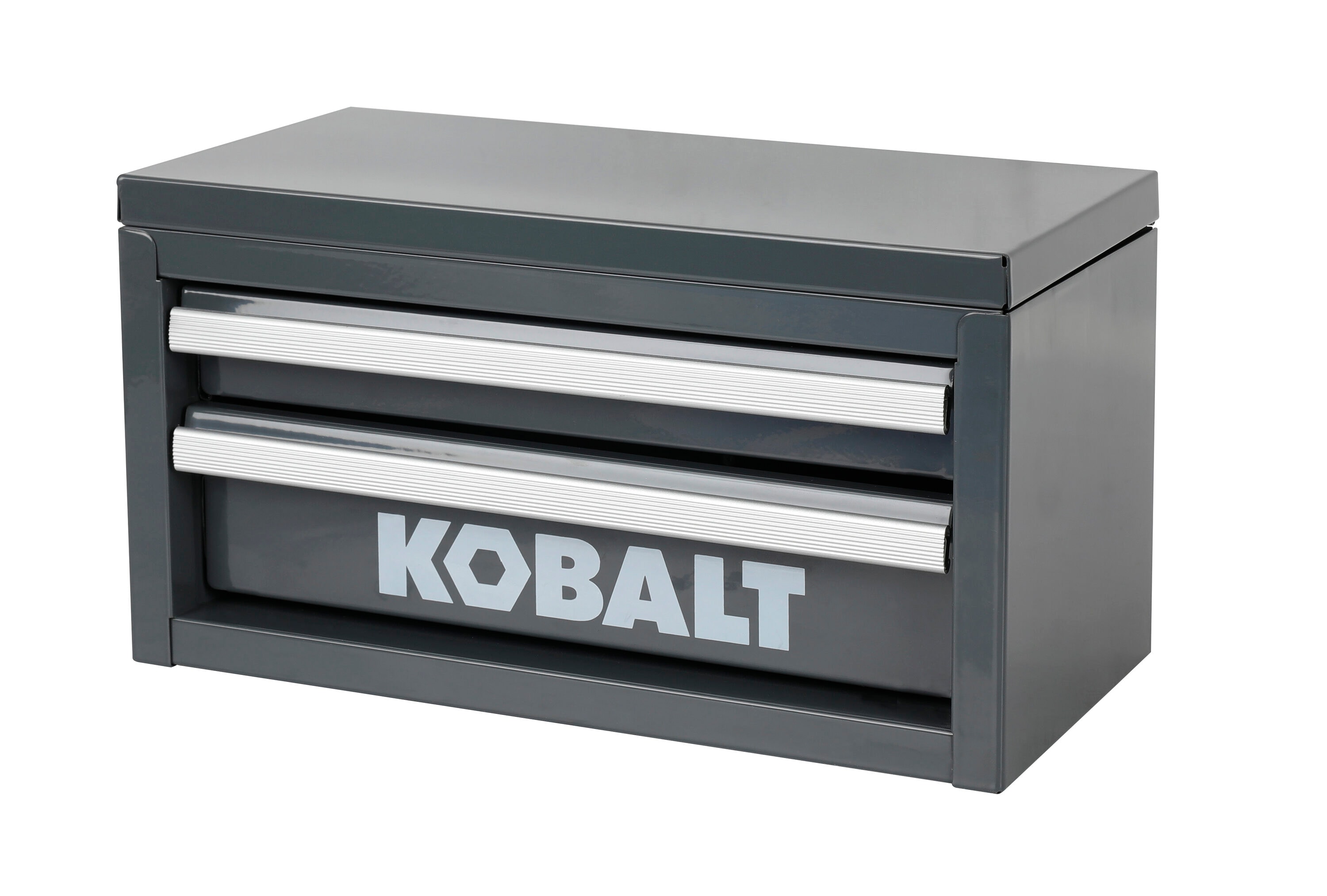 Kobalt Mini 10.83-in 2-Drawer Gray Steel Tool Box in the Portable Tool Boxes  department at