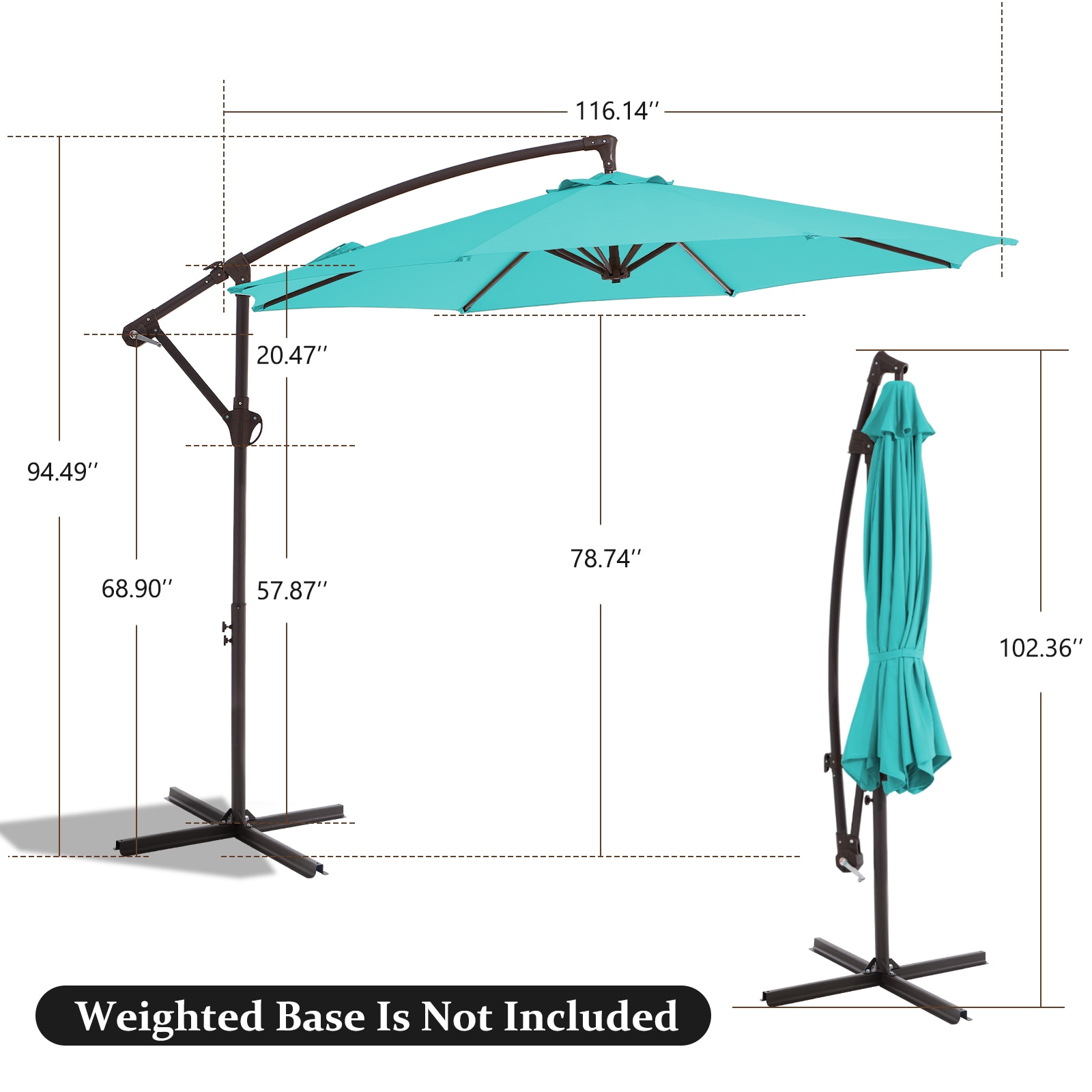 JEAREY JE-EDXJS-10FT-QL Umbrellas-2 - View #2