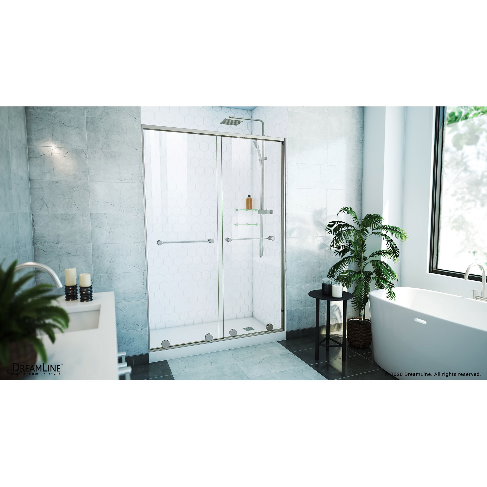 DreamLine SDHA54W760VXX01 Shower-Doors - View #10
